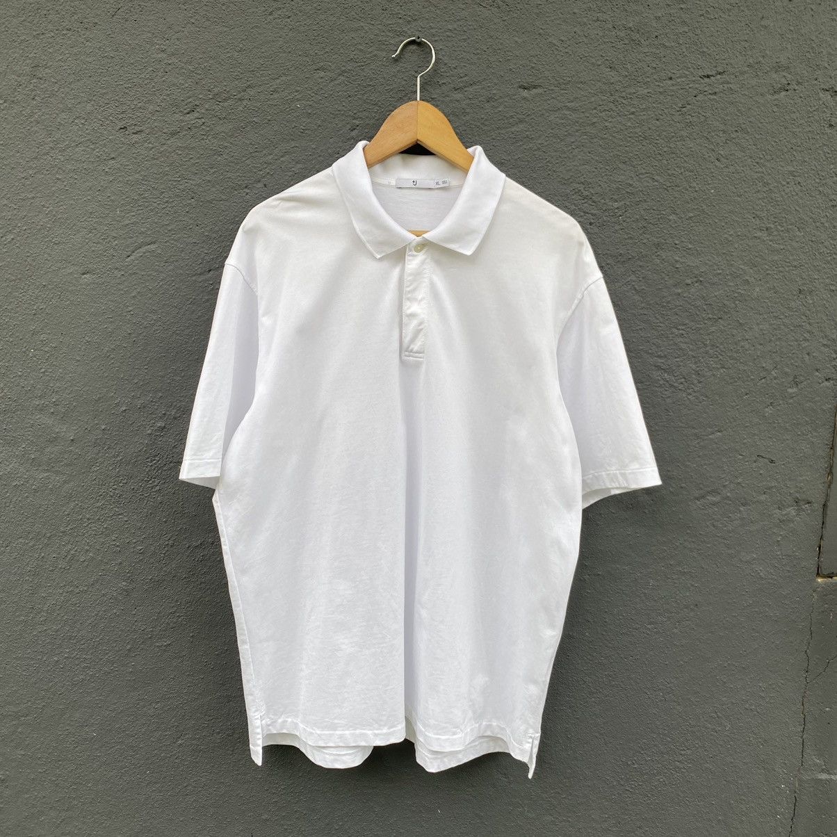 Jil Sander × Uniqlo Jil Sander x Uniqlo Japanese Brand ERD GRUNGE POLO TEE Size US XL / EU 56 / 4 - 1 Thumbnail