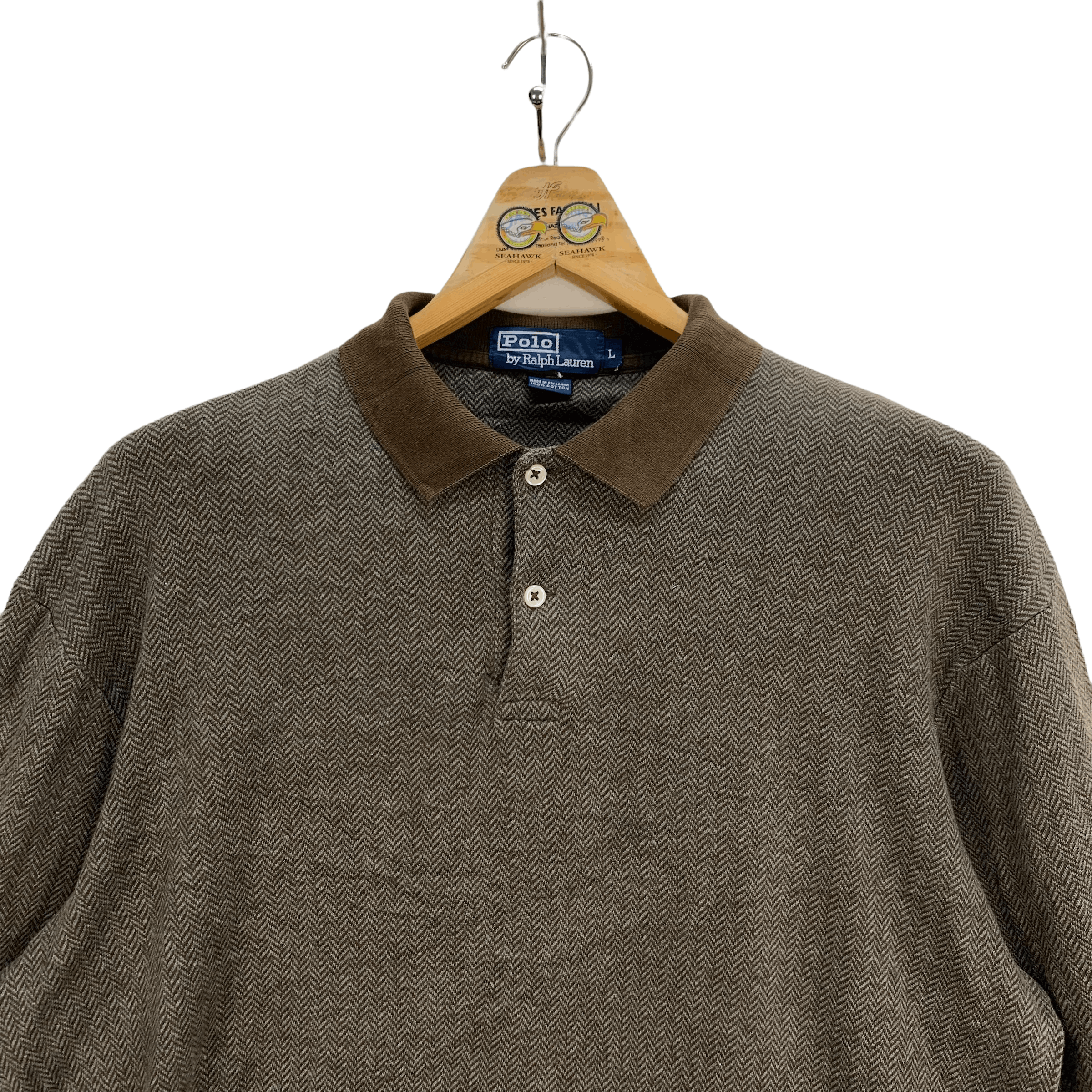 Polo Ralph Lauren Vintage 90's Polo Ralph Lauren Long Sleeve Polos #4032-139 Size US L / EU 52-54 / 3 - 2 Thumbnail