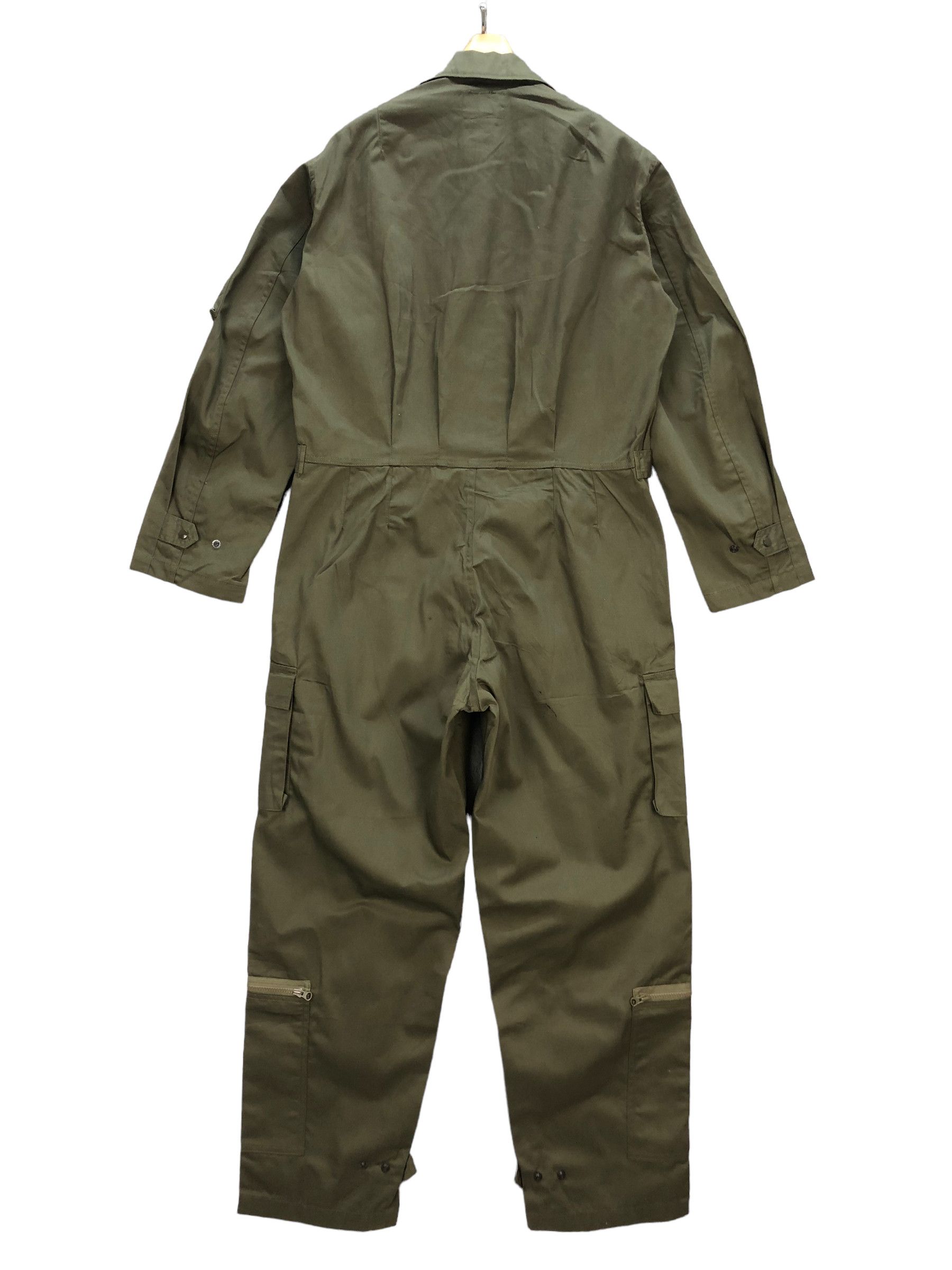 Japanese Brand HOUSTON COVERALLS SAGE GREEN TYPE K-2B #7130-111 Size US 39 - 12 Thumbnail