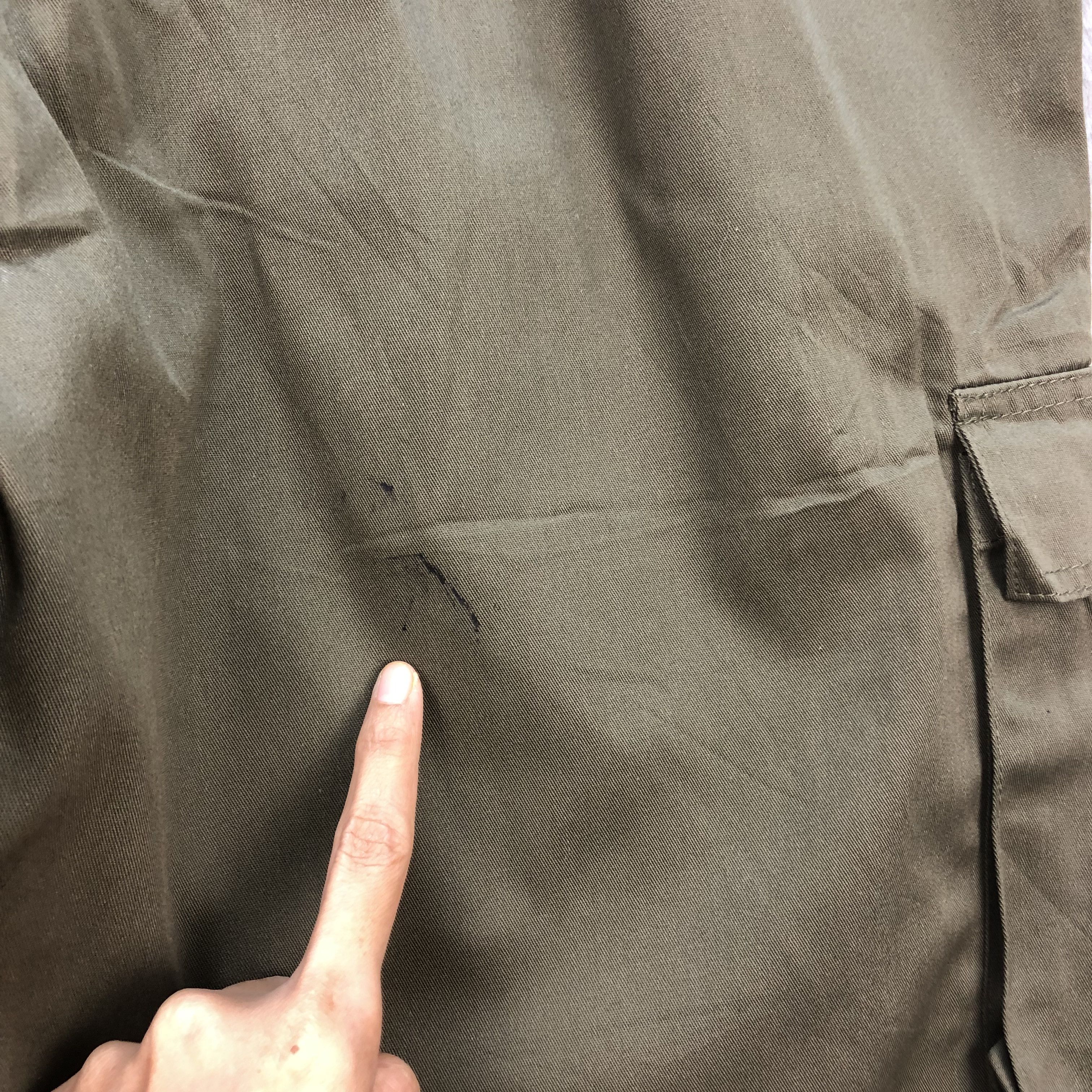 Japanese Brand HOUSTON COVERALLS SAGE GREEN TYPE K-2B #7130-111 Size US 39 - 15 Thumbnail