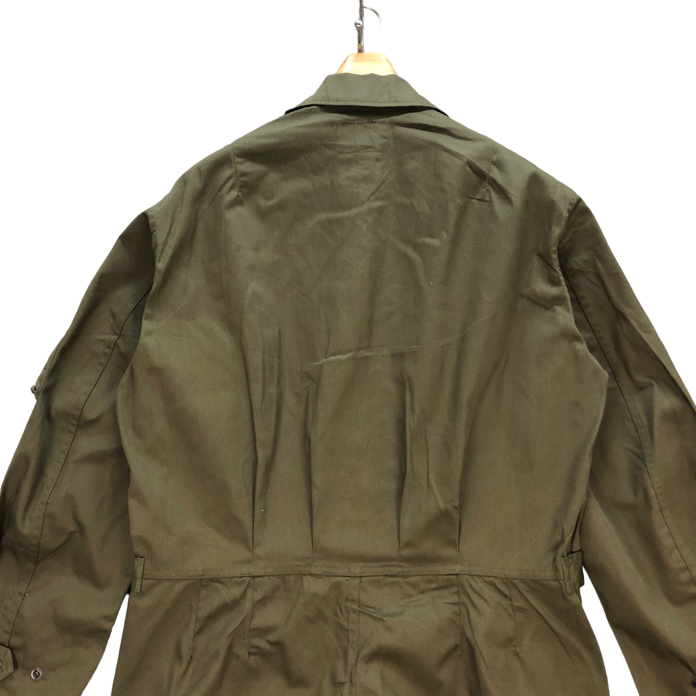 Japanese Brand HOUSTON COVERALLS SAGE GREEN TYPE K-2B #7130-111 Size US 39 - 13 Thumbnail