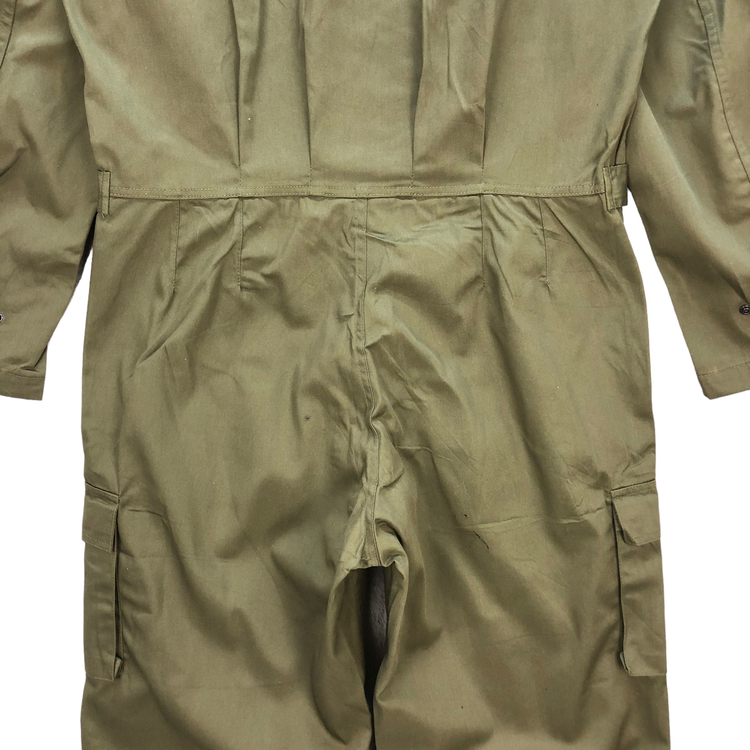 Japanese Brand HOUSTON COVERALLS SAGE GREEN TYPE K-2B #7130-111 Size US 39 - 14 Thumbnail