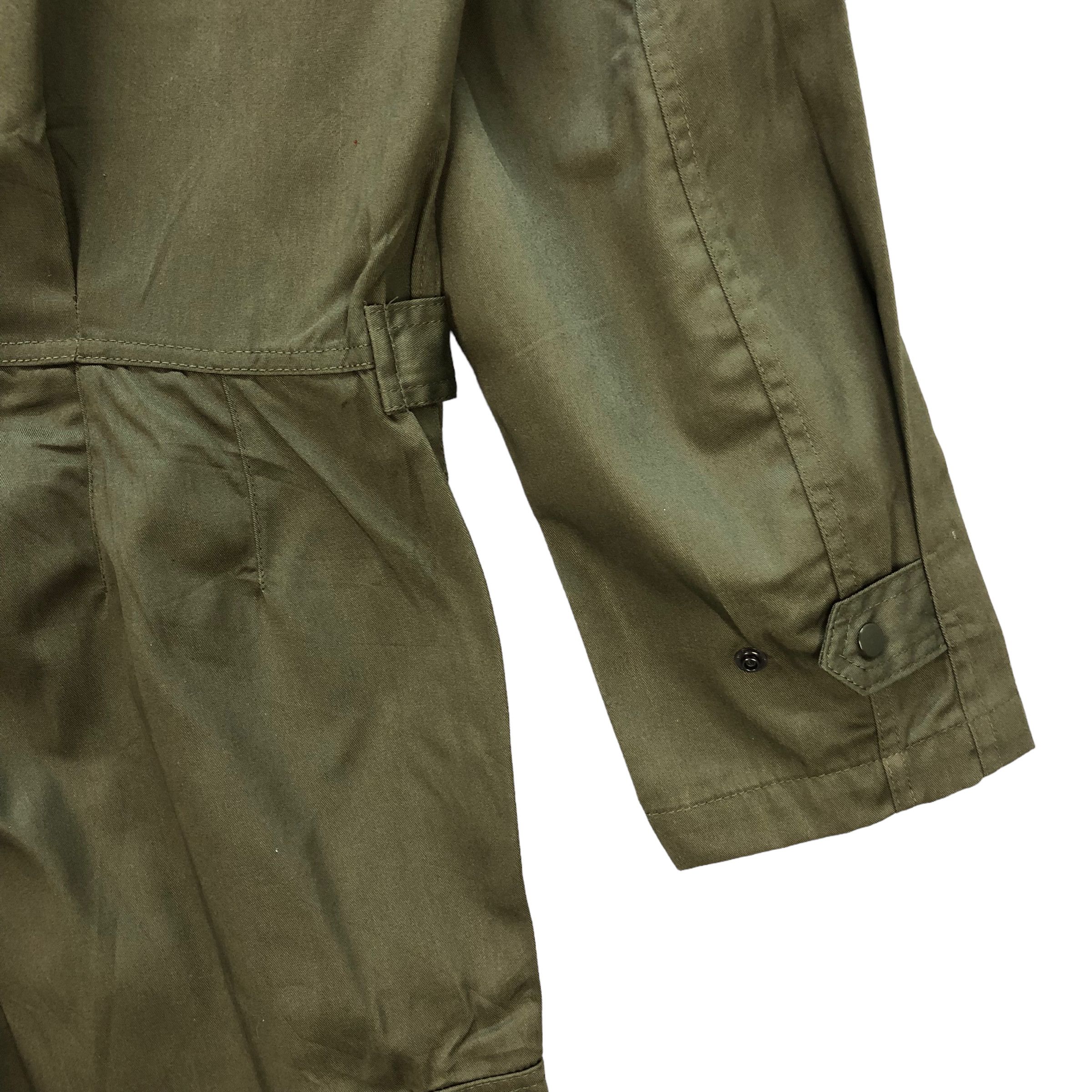 Japanese Brand HOUSTON COVERALLS SAGE GREEN TYPE K-2B #7130-111 Size US 39 - 18 Thumbnail