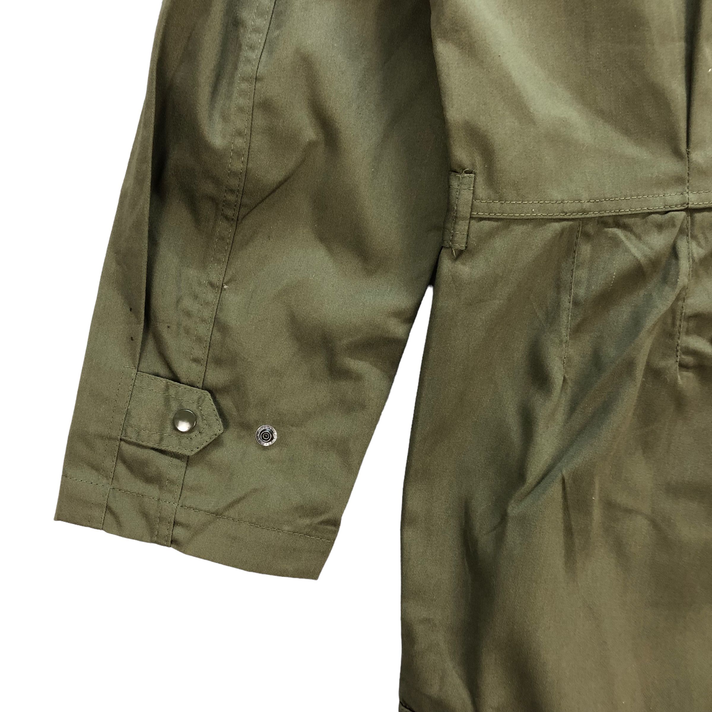 Japanese Brand HOUSTON COVERALLS SAGE GREEN TYPE K-2B #7130-111 Size US 39 - 17 Thumbnail