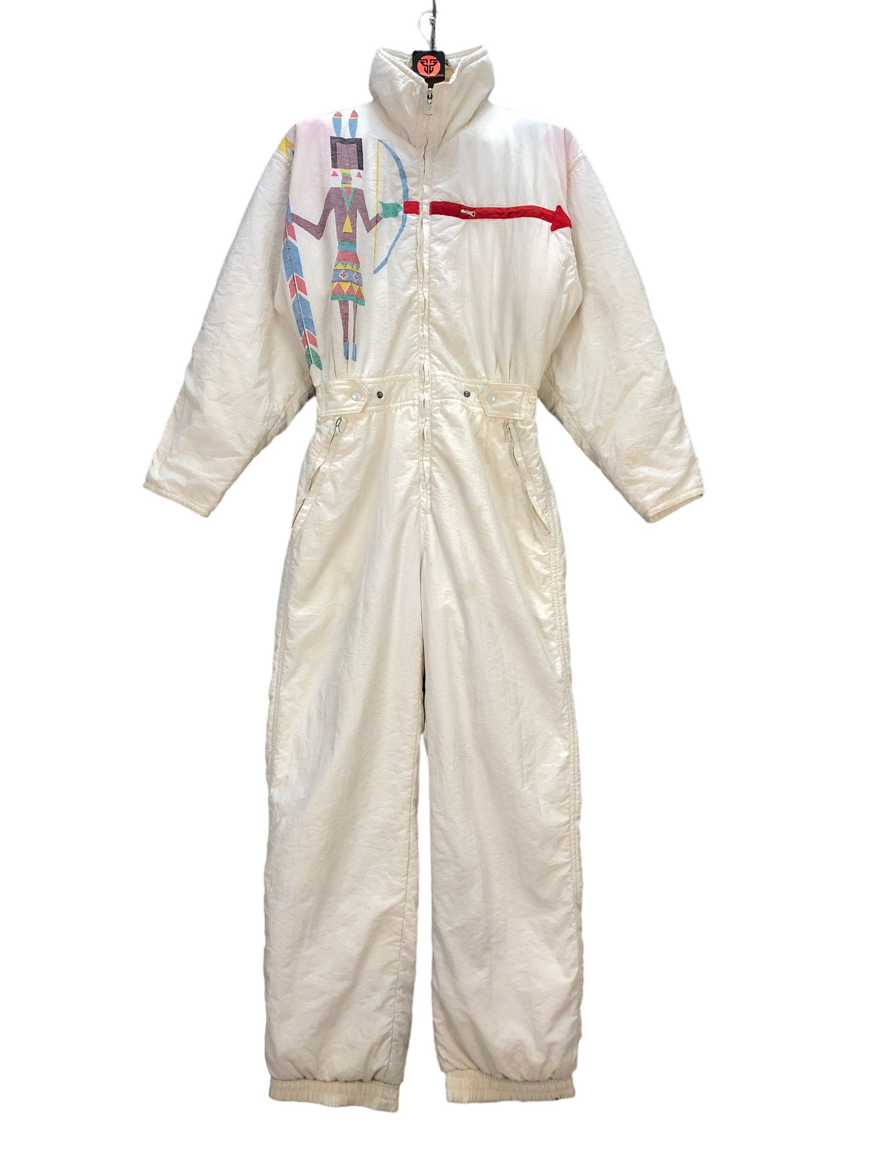 Image of Ellesse x Jean Charles De Castelbajac Coveralls 7129-111 in White, Men's (Size 30)