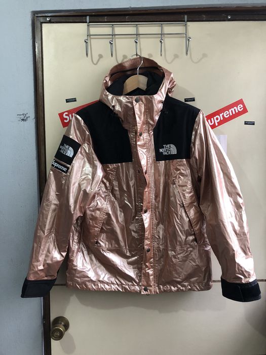 Supreme Supreme The North Face Metallic Mountain Parka Rose Gold