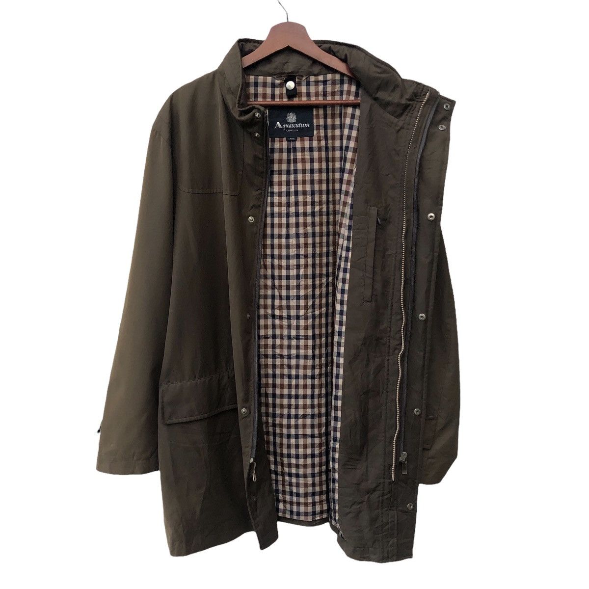 Aquascutum 🔥VINTAGE ACUASCUTUM TRENCH COAT JACKET Size US M / EU 48-50 / 2 - 7 Thumbnail
