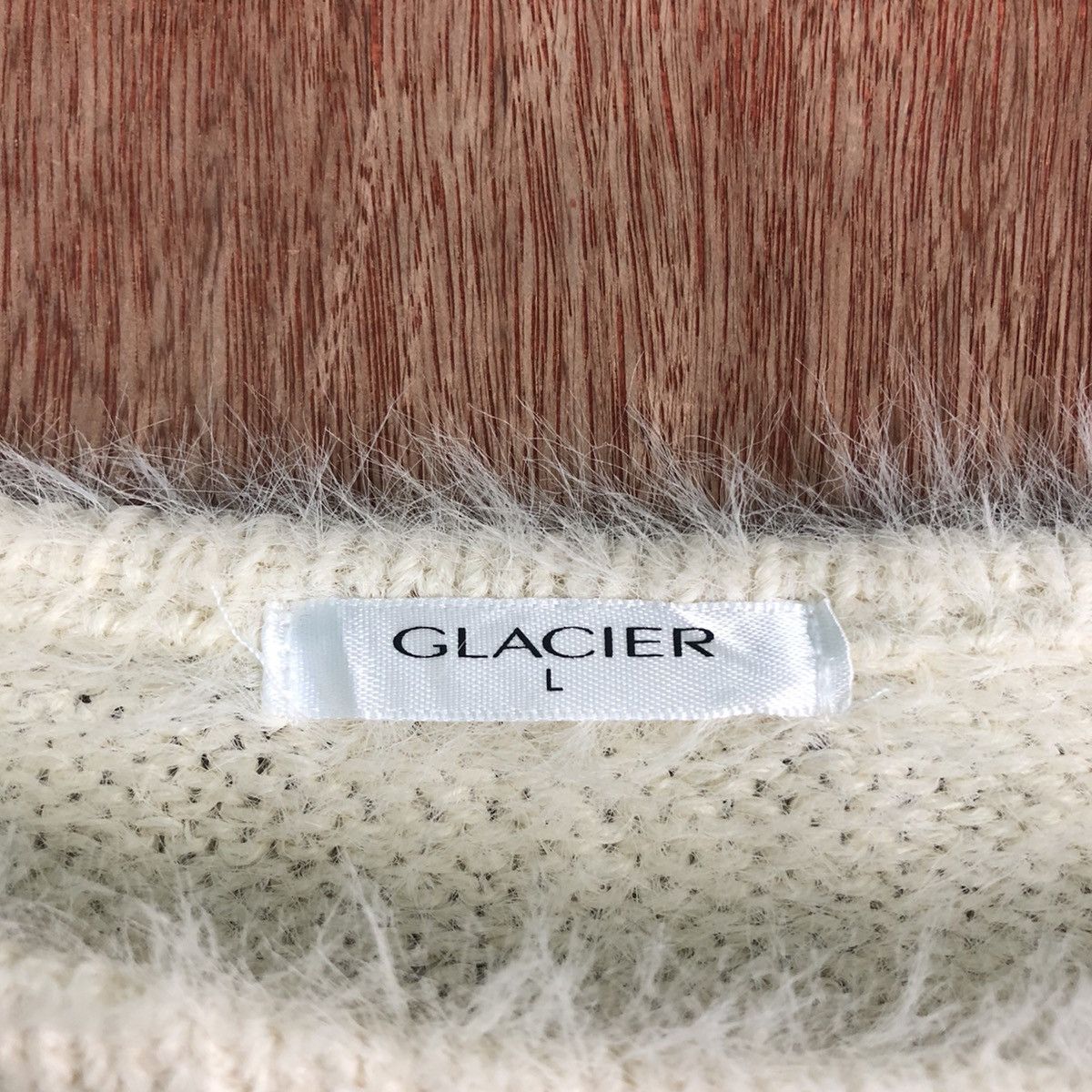 Homespun Knitwear × Japanese Brand Japan Glacier White Mohair Shag Shaggy KNitwear Size US L / EU 52-54 / 3 - 9 Thumbnail