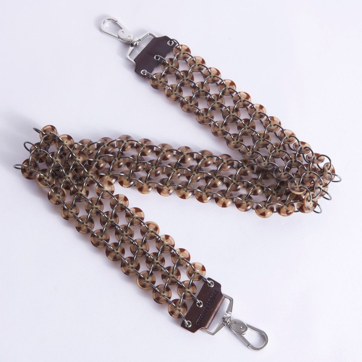 image of Stefan Cooke Brown Button Strap, Men's