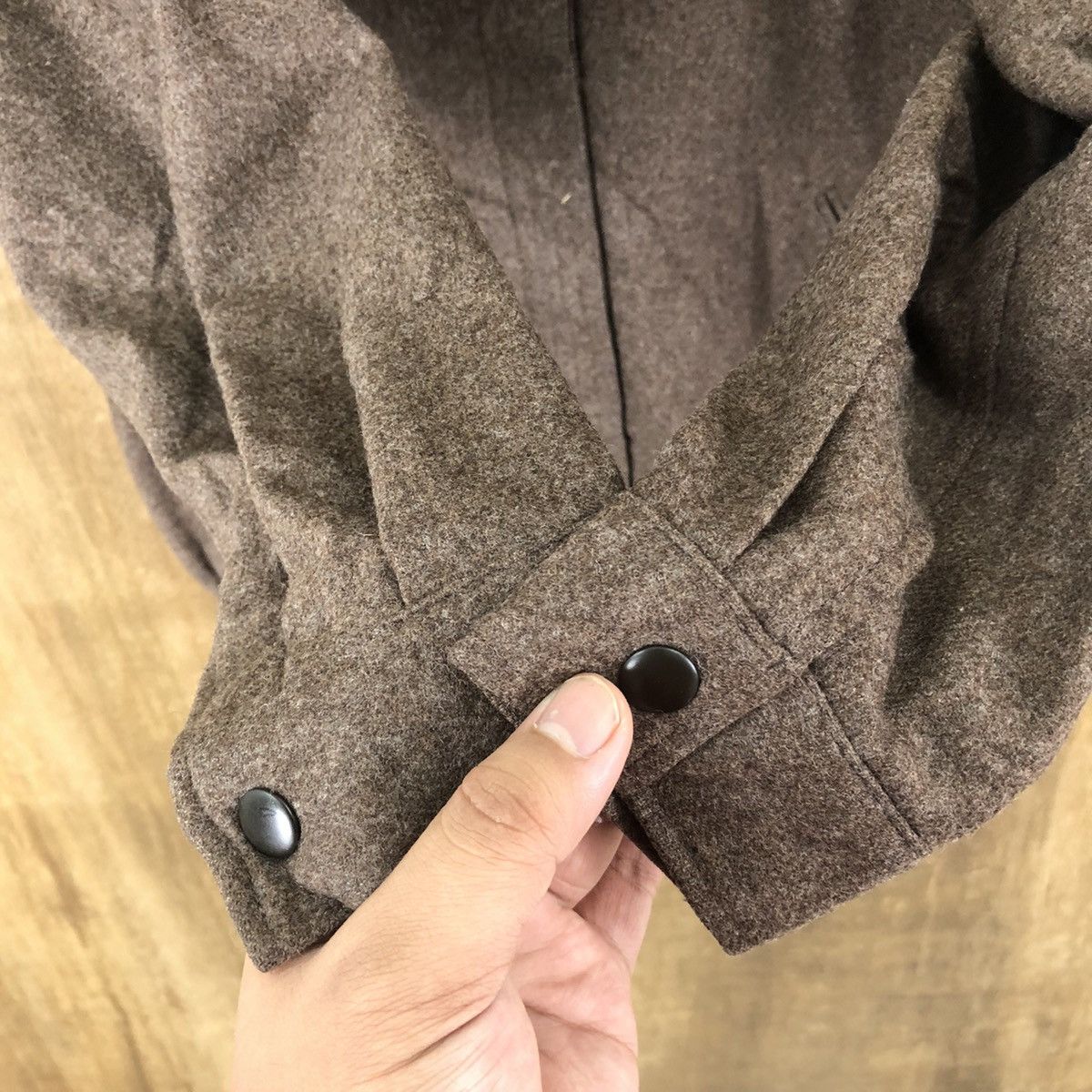 Japanese Brand Brecbenridge Brown Wool Varsity Jacket #1856 Size US M / EU 48-50 / 2 - 4 Thumbnail