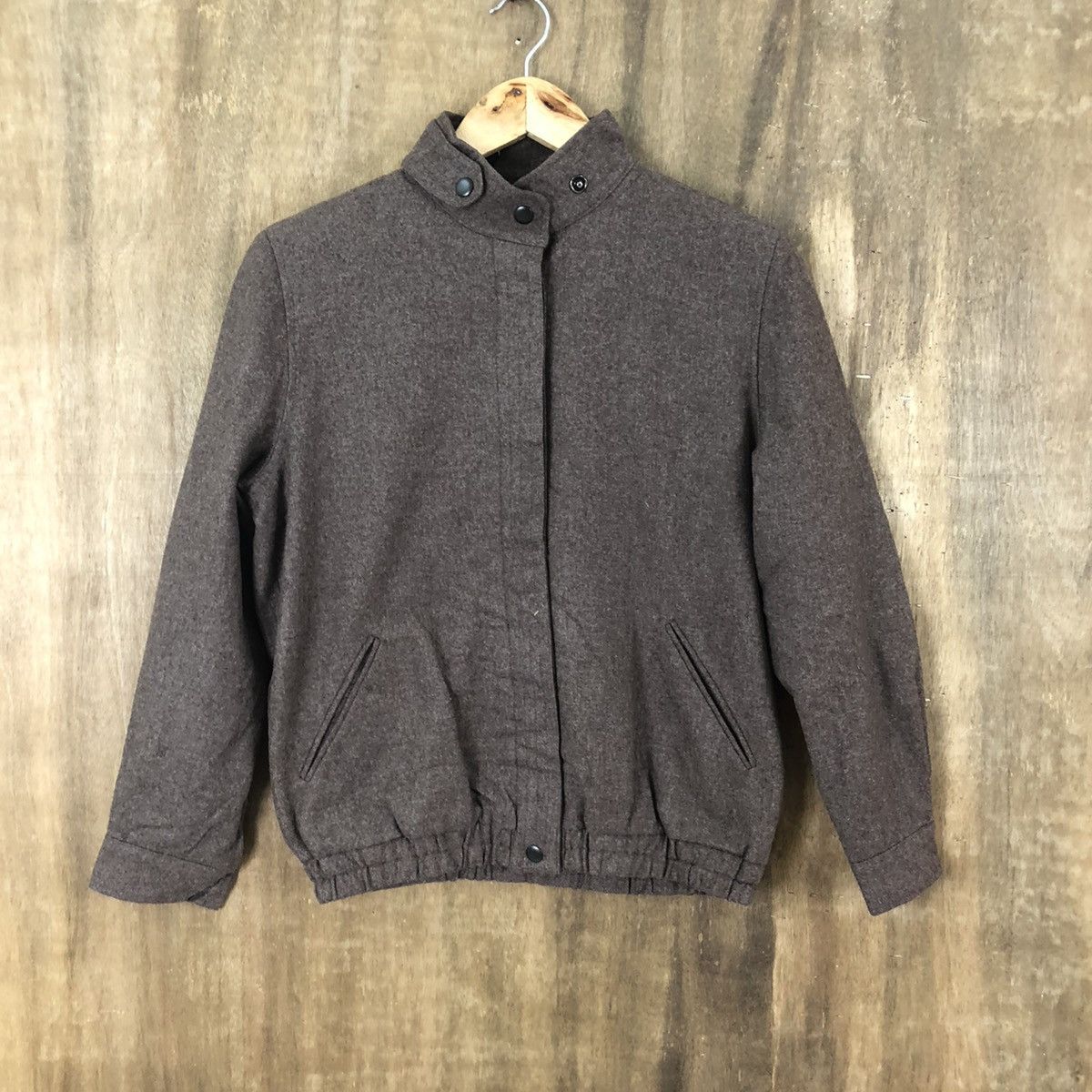 Japanese Brand Brecbenridge Brown Wool Varsity Jacket #1856 Size US M / EU 48-50 / 2 - 3 Thumbnail
