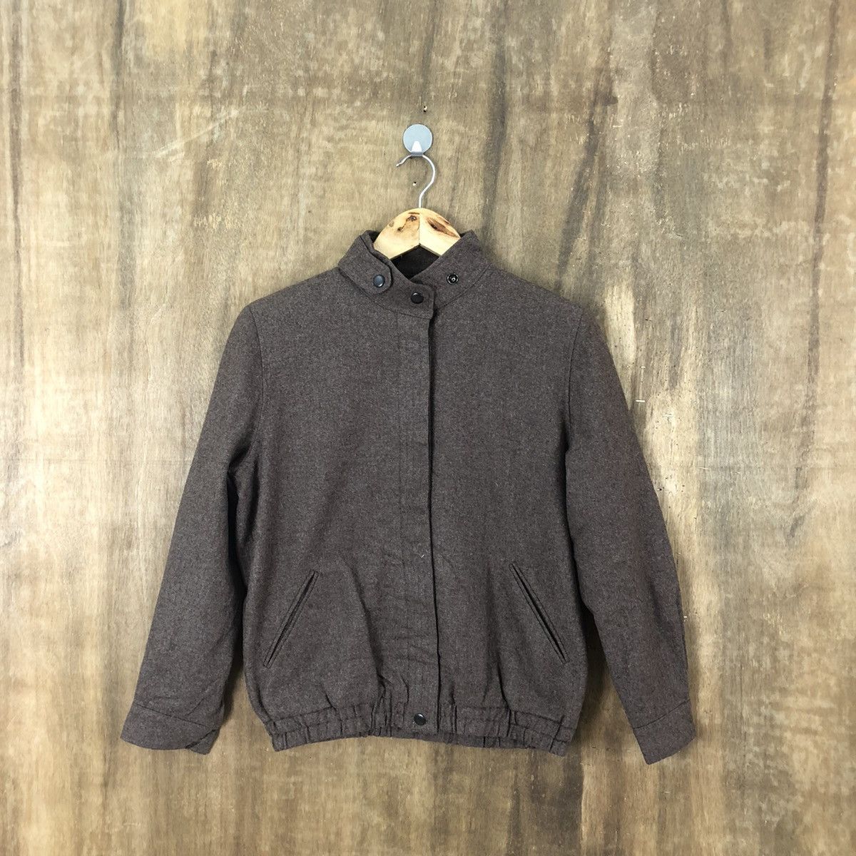 Japanese Brand Brecbenridge Brown Wool Varsity Jacket #1856 Size US M / EU 48-50 / 2 - 1 Thumbnail