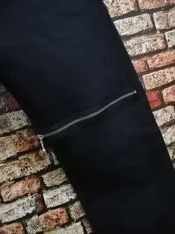 Japanese Brand Vintage Tokyo Punkers Black Zipper Jeans - Size 34 Size US 34 / EU 50 - 5 Thumbnail