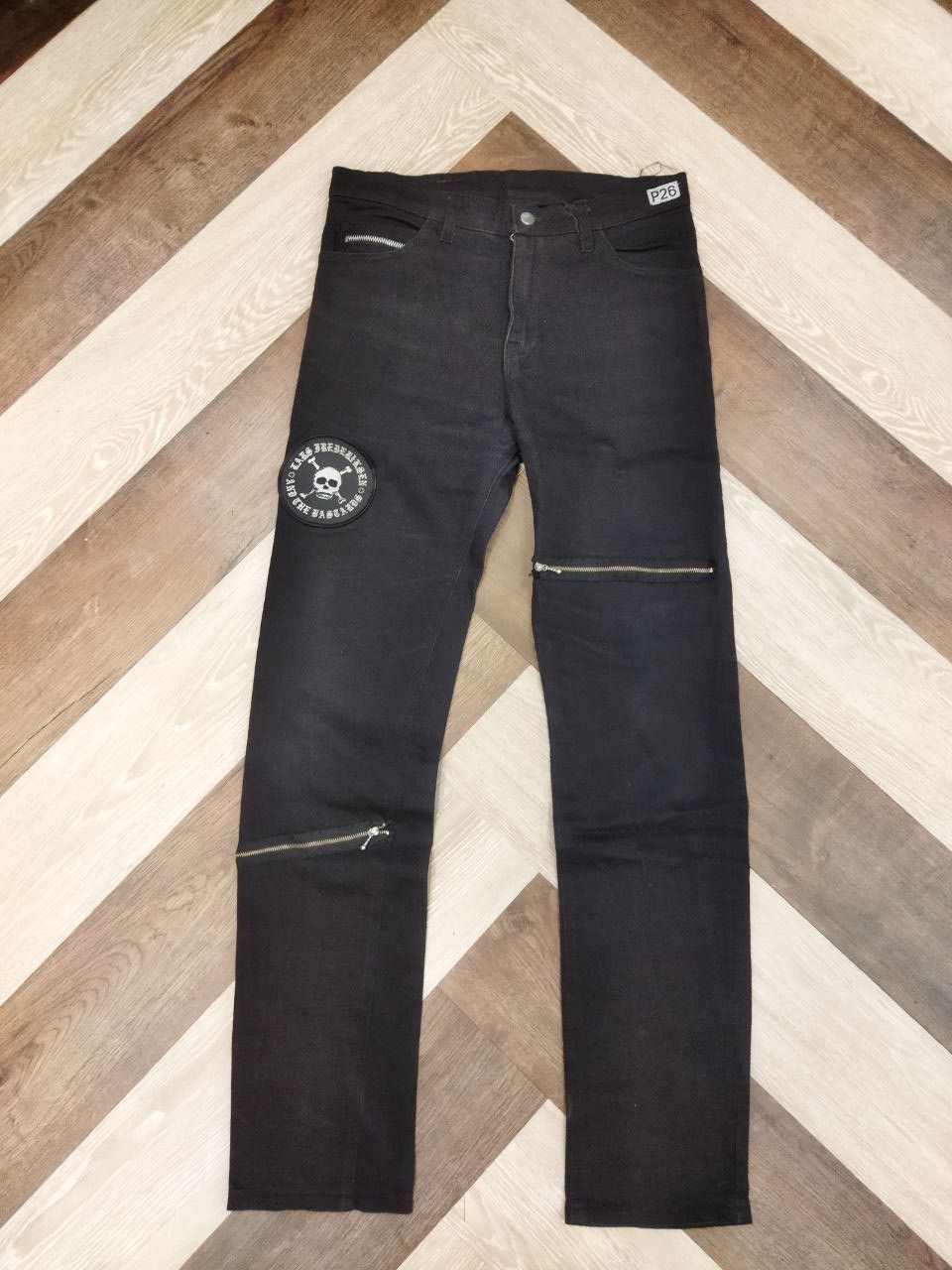 Japanese Brand Vintage Tokyo Punkers Black Zipper Jeans - Size 34 Size US 34 / EU 50 - 1 Thumbnail