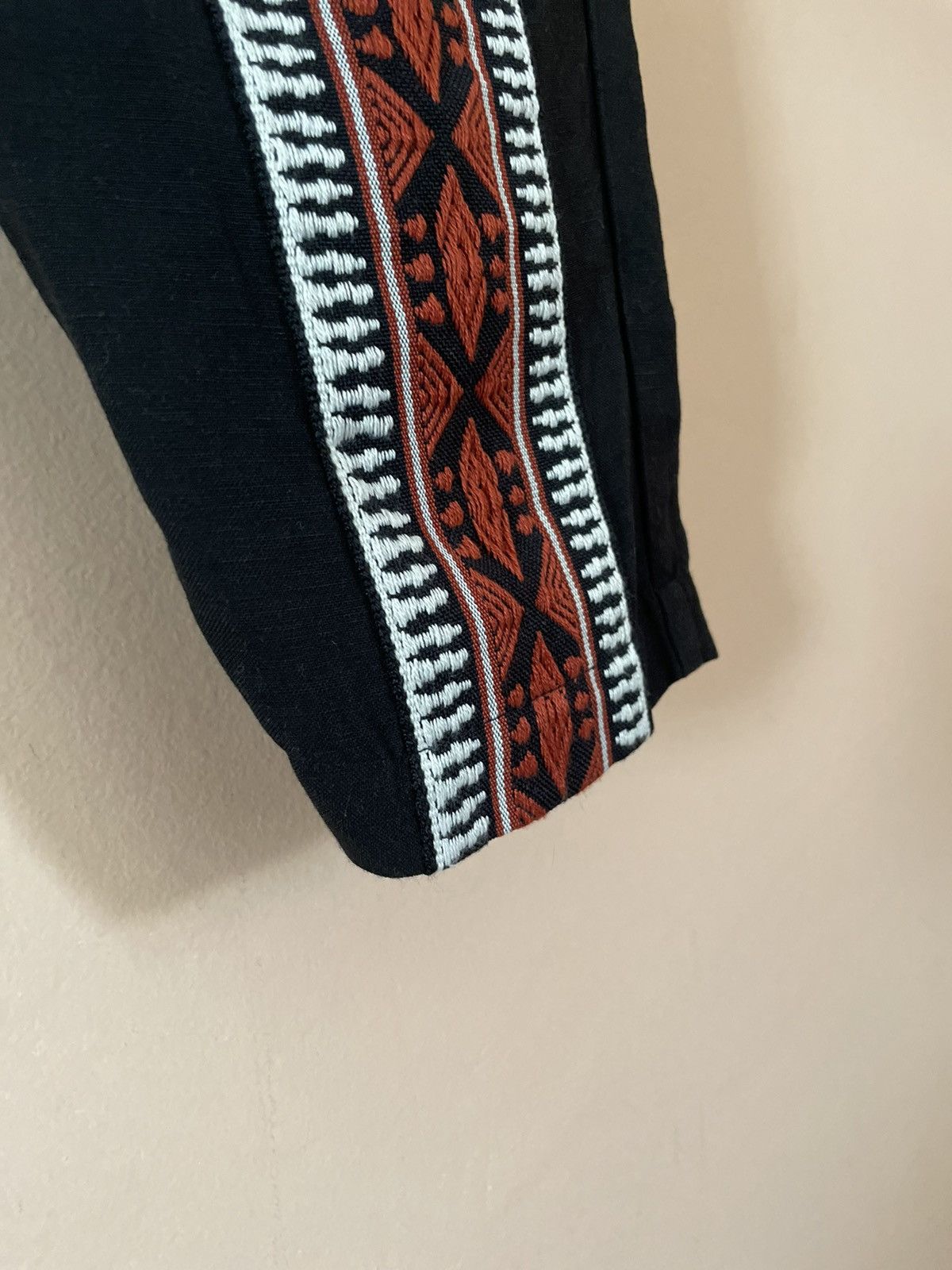 Zara Zara African Afro pattern linen pants Size US 32 / EU 48 - 2 Thumbnail