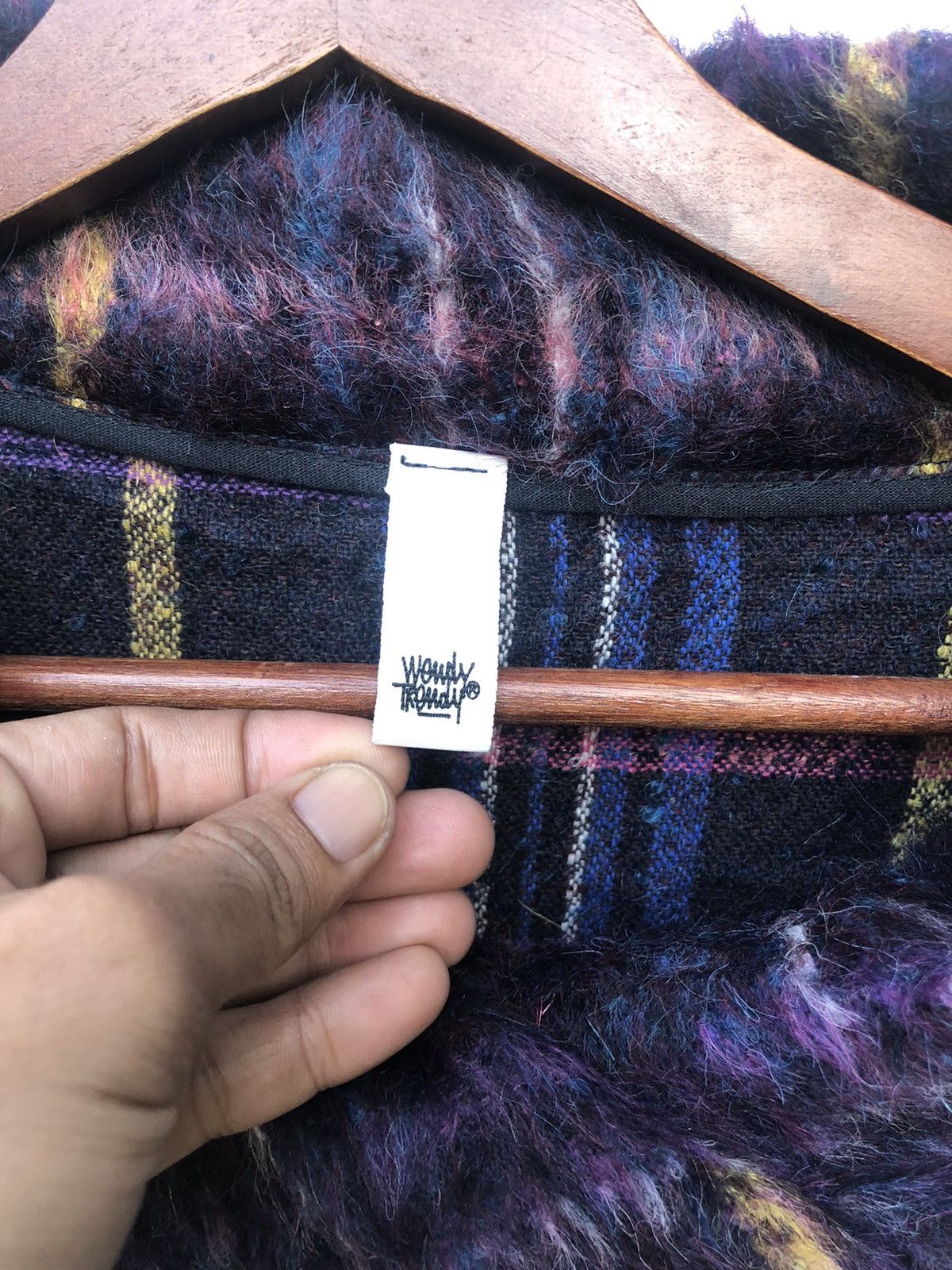 Other ITALIAN DESIGNER TRENDY WENDY CAPES/CLOAK MOHAIR JACKET Size M / US 6-8 / IT 42-44 - 6 Thumbnail
