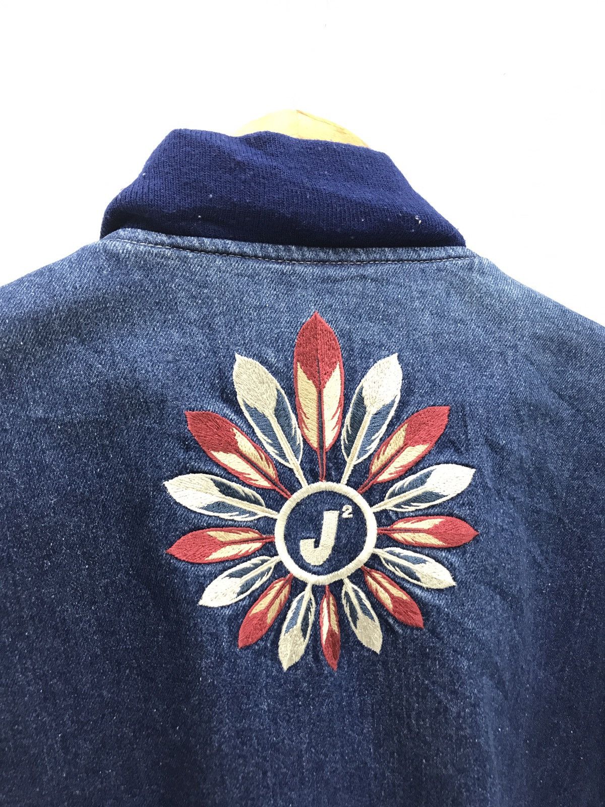 Junko Shimada × Mr. Junko Mr Junko Bomber Jacket Denim Native Embroidery Size US M / EU 48-50 / 2 - 2 Thumbnail