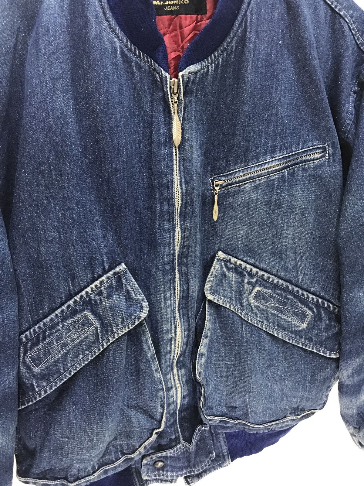 Junko Shimada × Mr. Junko Mr Junko Bomber Jacket Denim Native Embroidery Size US M / EU 48-50 / 2 - 6 Thumbnail