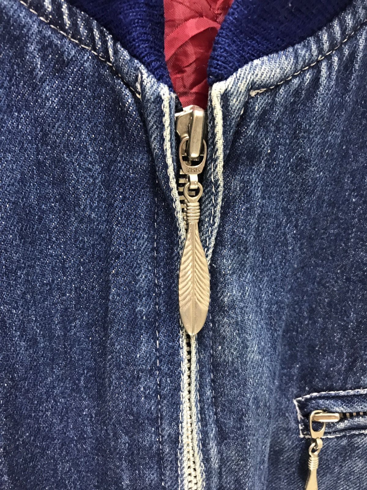 Junko Shimada × Mr. Junko Mr Junko Bomber Jacket Denim Native Embroidery Size US M / EU 48-50 / 2 - 8 Thumbnail