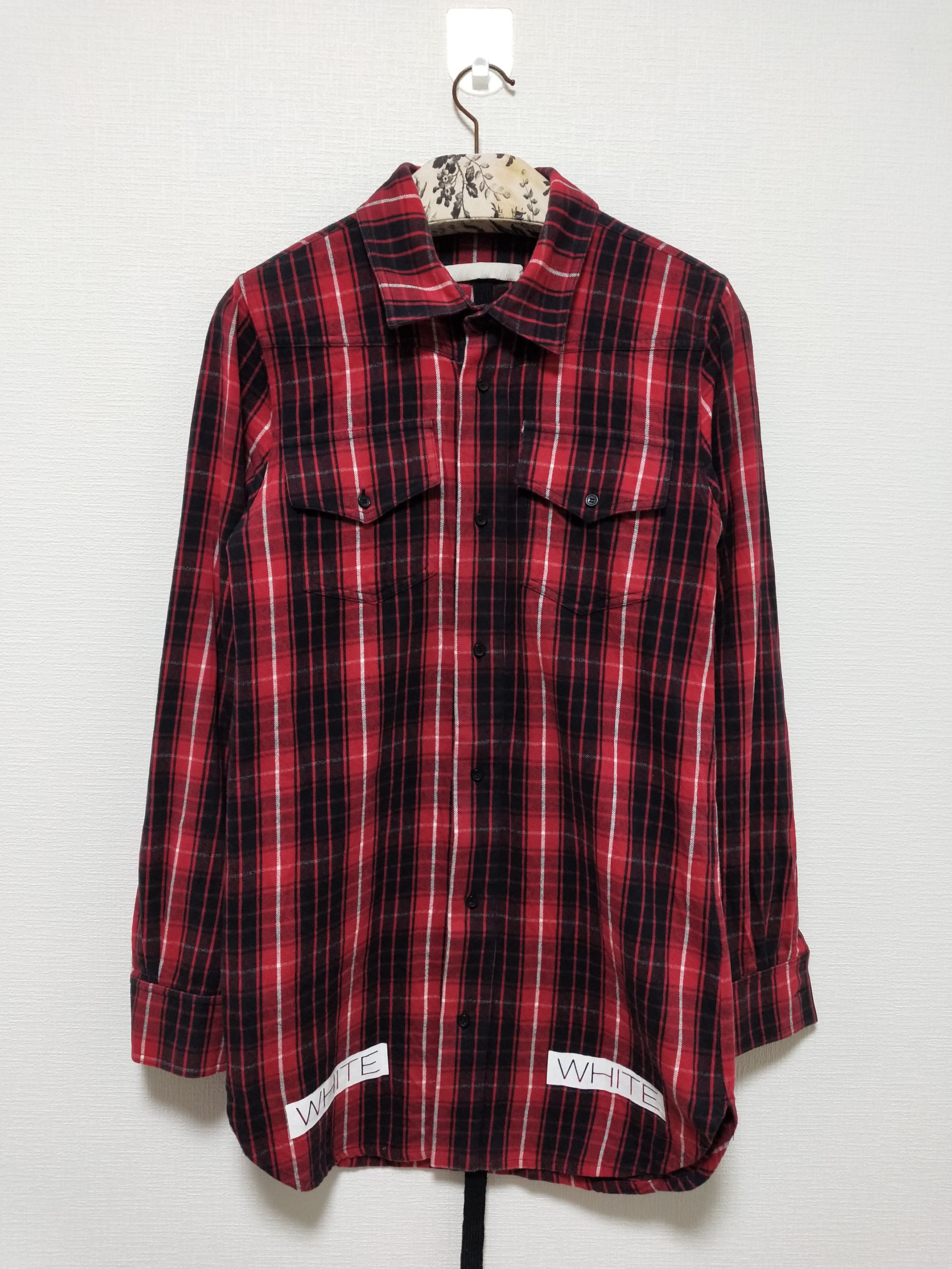 Off-White Diagonals Check Shirt | Grailed