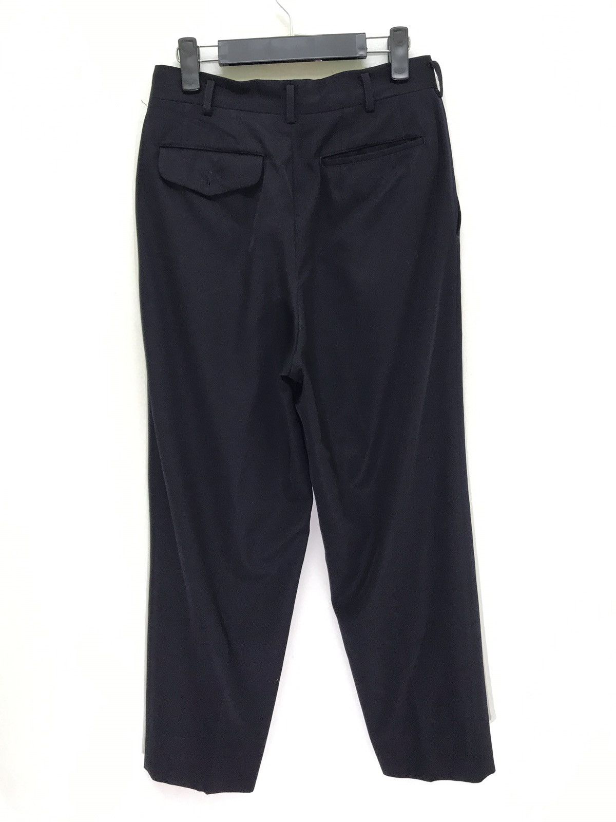 Comme des Garcons 🌟 Vtg 1992 Comme Des Garcons Balloon Wool Trouser Black Size US 29 - 5 Thumbnail