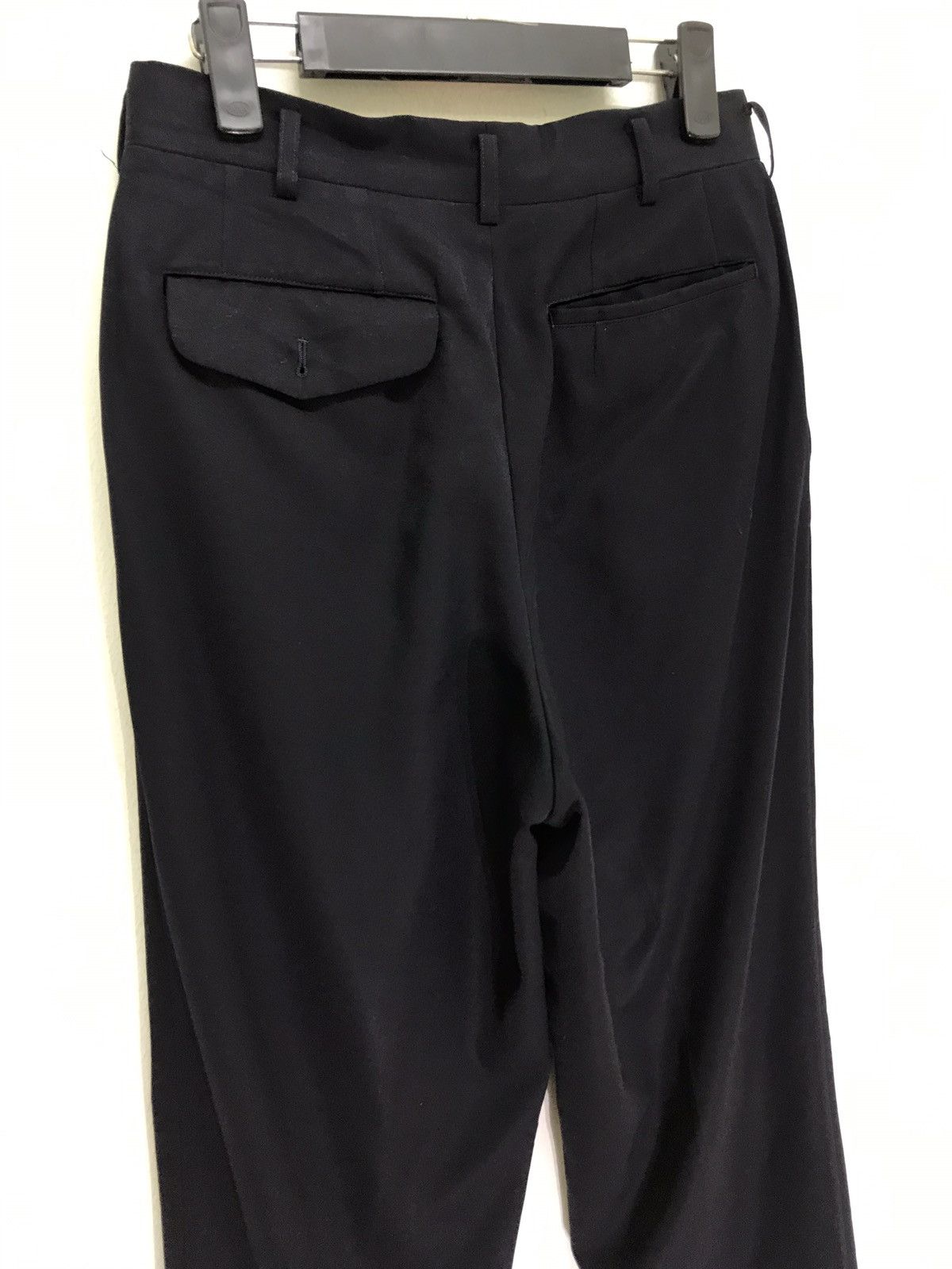 Comme des Garcons 🌟 Vtg 1992 Comme Des Garcons Balloon Wool Trouser Black Size US 29 - 6 Thumbnail