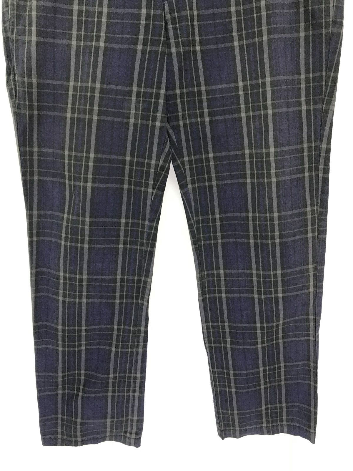 Japanese Brand Made in Japan Scanner Fundamental Tartan Plaid Pant Regular Size US 35 - 2 Thumbnail