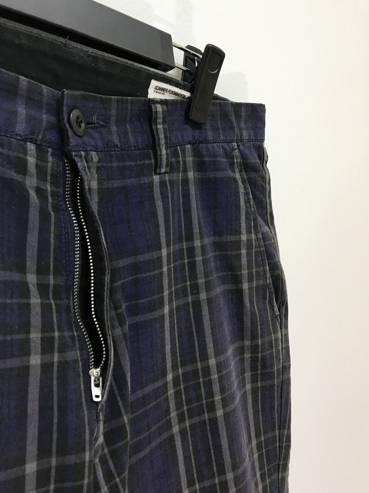 Japanese Brand Made in Japan Scanner Fundamental Tartan Plaid Pant Regular Size US 35 - 4 Thumbnail