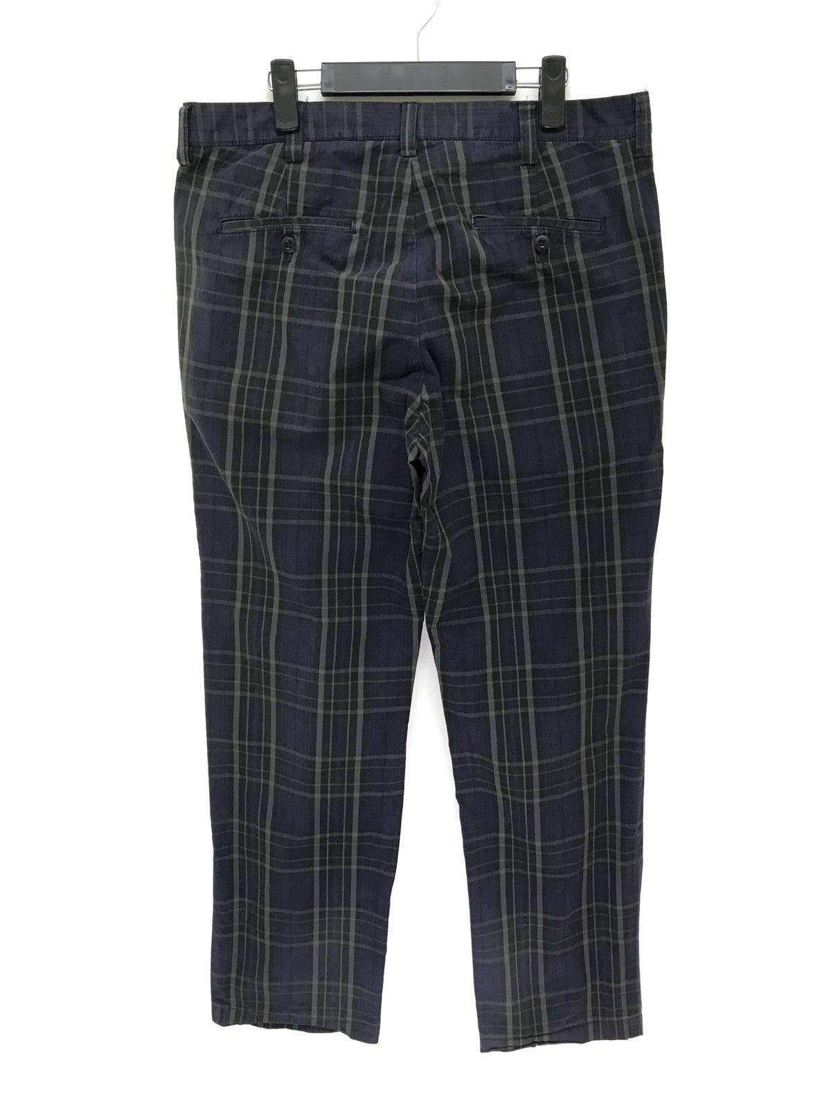 Japanese Brand Made in Japan Scanner Fundamental Tartan Plaid Pant Regular Size US 35 - 5 Thumbnail