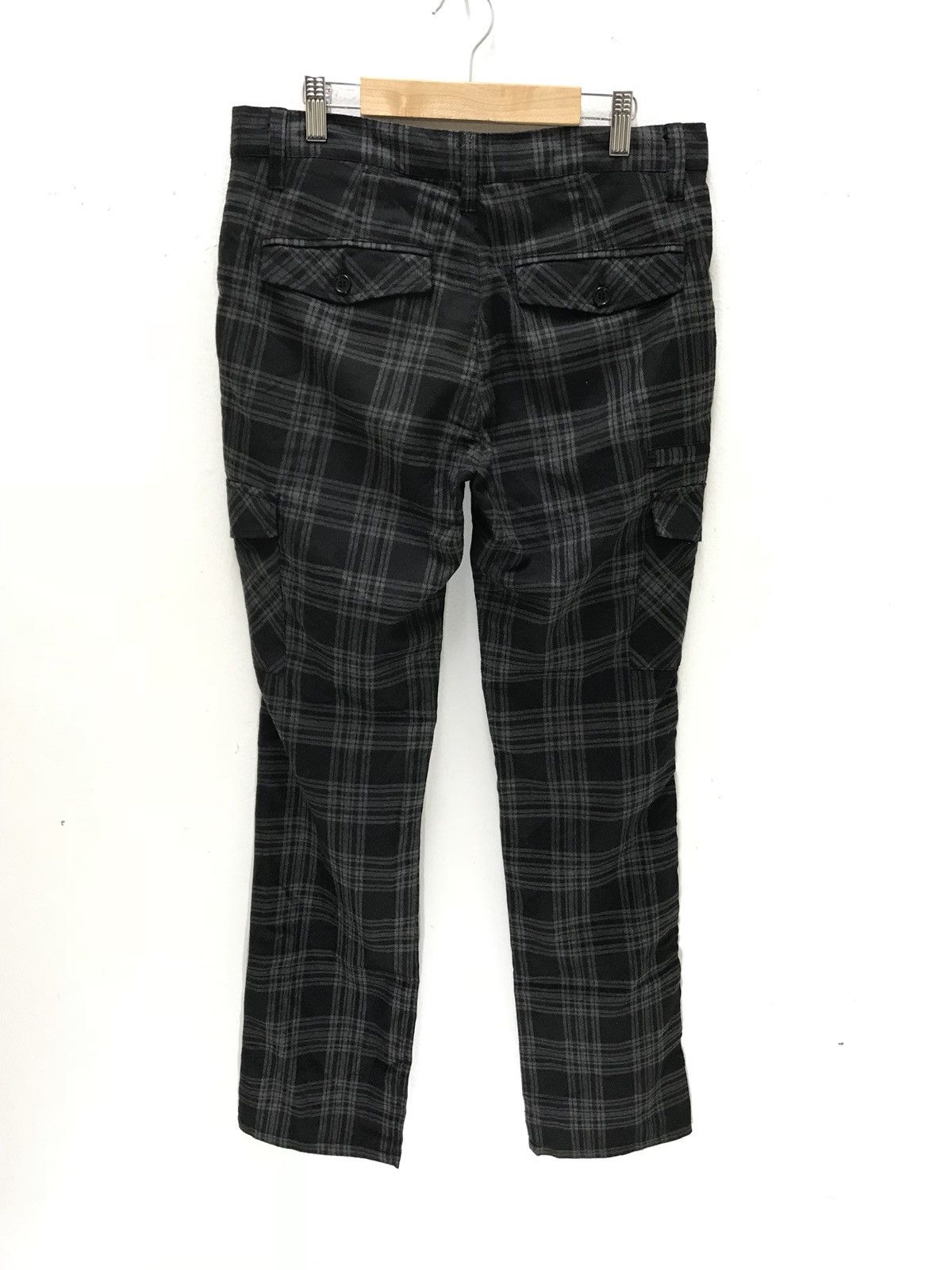 Japanese Brand Suggestion Cargo Tartan Plaid Pant Slim Size US 30 / EU 46 - 5 Thumbnail