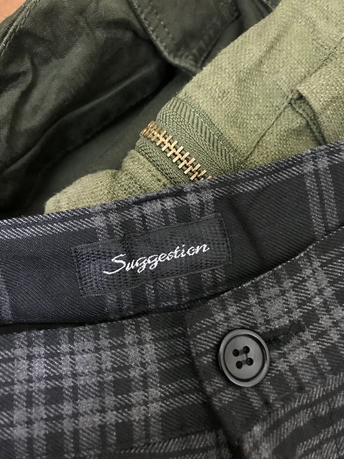 Japanese Brand Suggestion Cargo Tartan Plaid Pant Slim Size US 30 / EU 46 - 8 Thumbnail