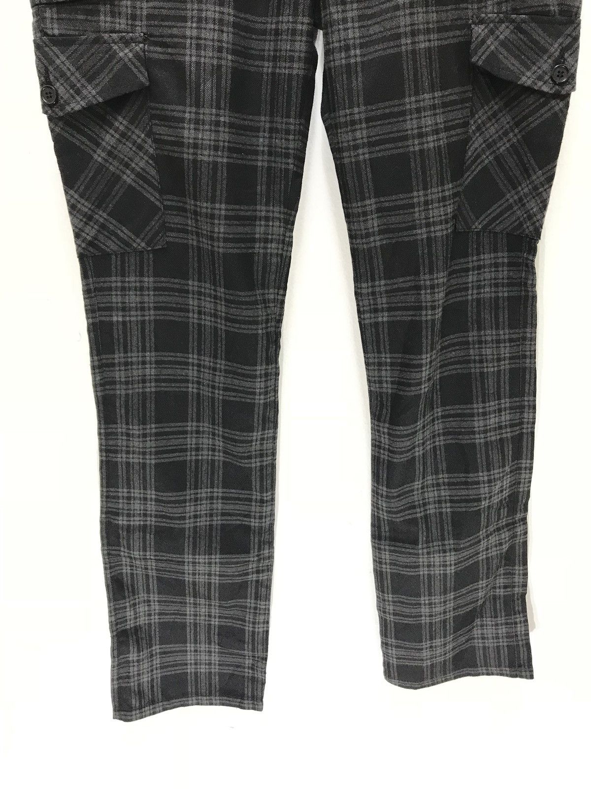 Japanese Brand Suggestion Cargo Tartan Plaid Pant Slim Size US 30 / EU 46 - 2 Thumbnail