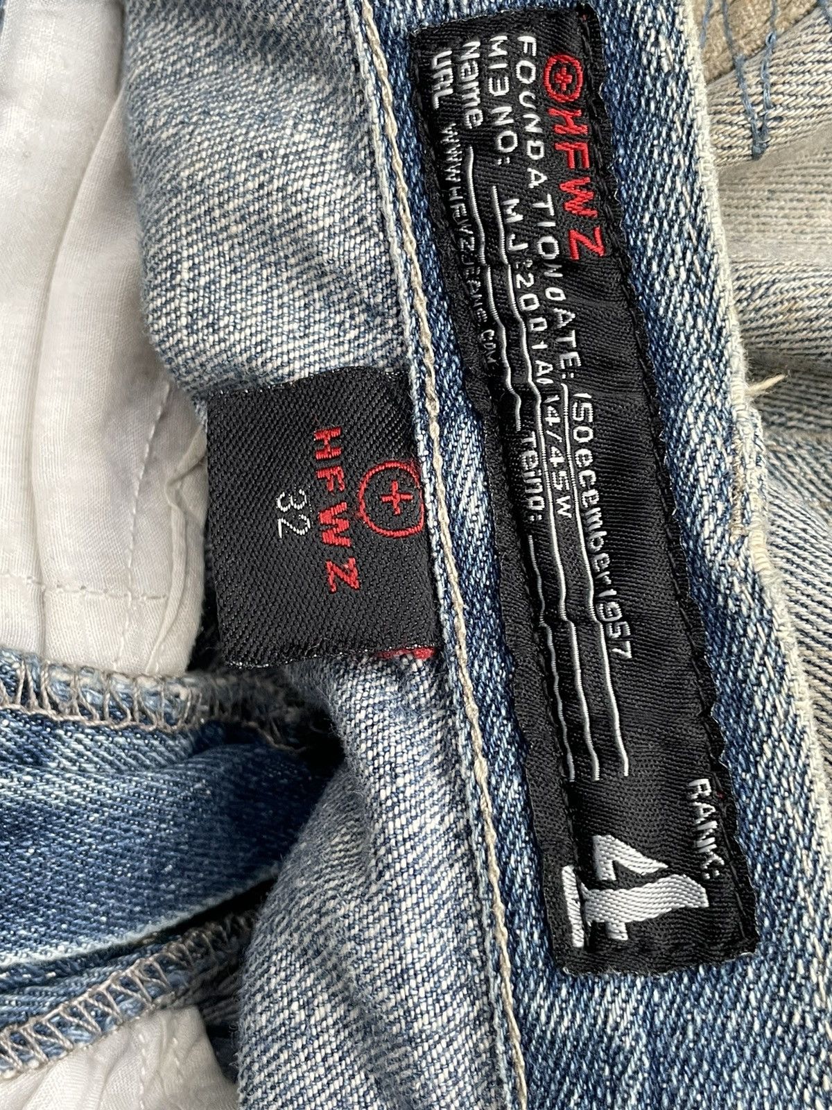 Other HFWZ Faded Wash Denim Size US 34 / EU 50 - 15 Thumbnail