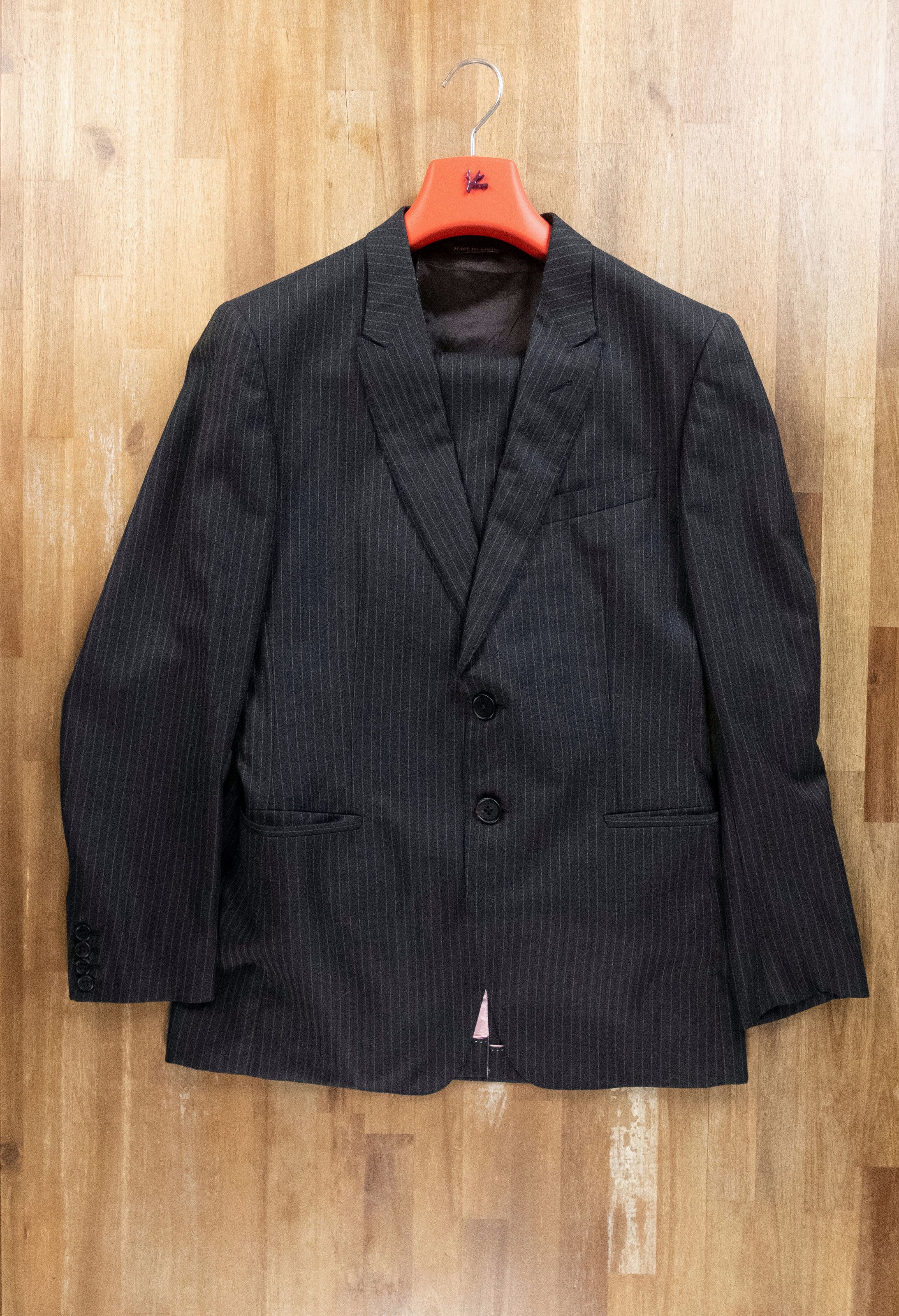 Paul Smith PAUL SMITH mainline gray striped wool suit 40 US 50 IT Size 40R - 2 Thumbnail