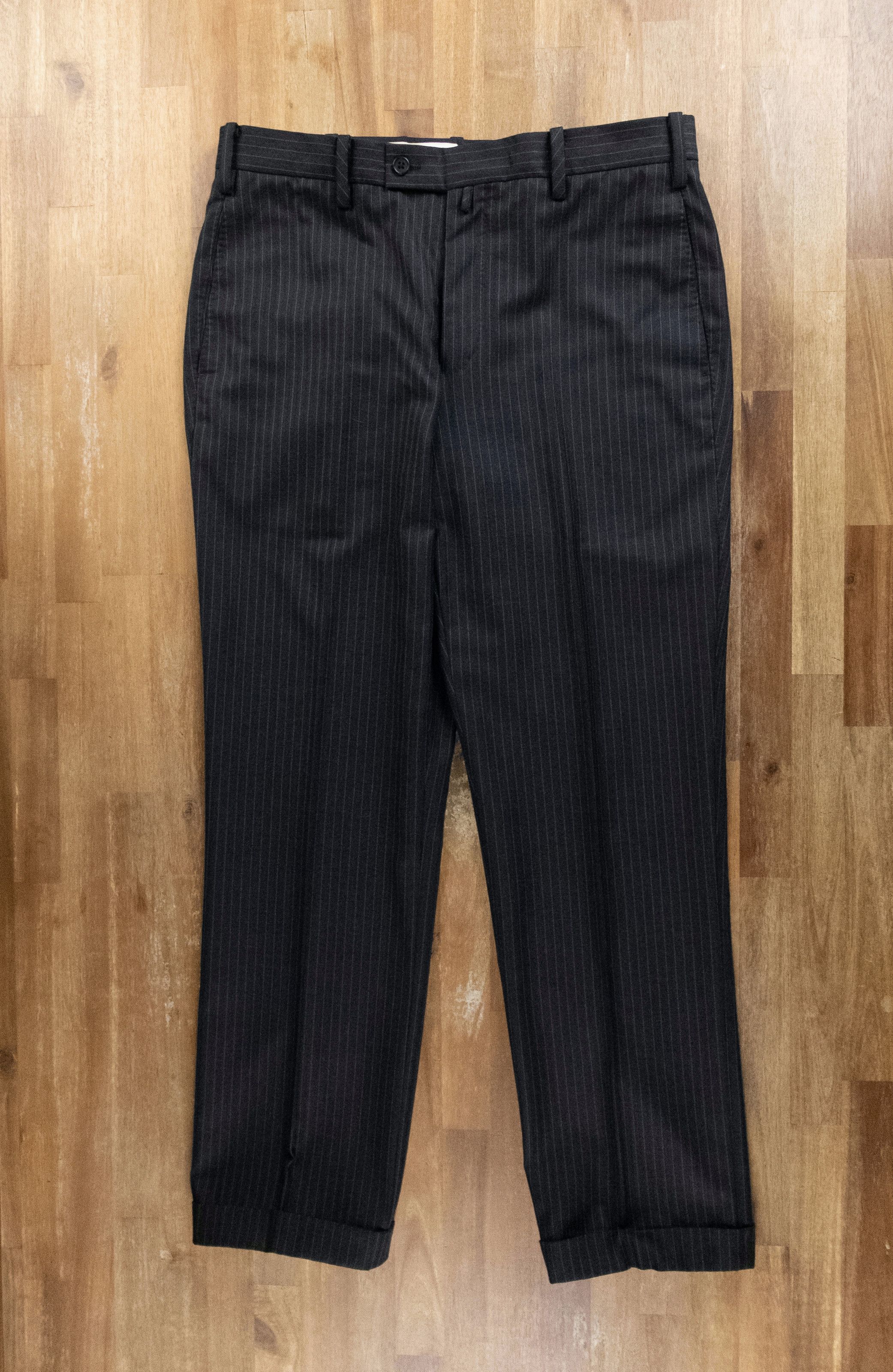 Paul Smith PAUL SMITH mainline gray striped wool suit 40 US 50 IT Size 40R - 11 Thumbnail