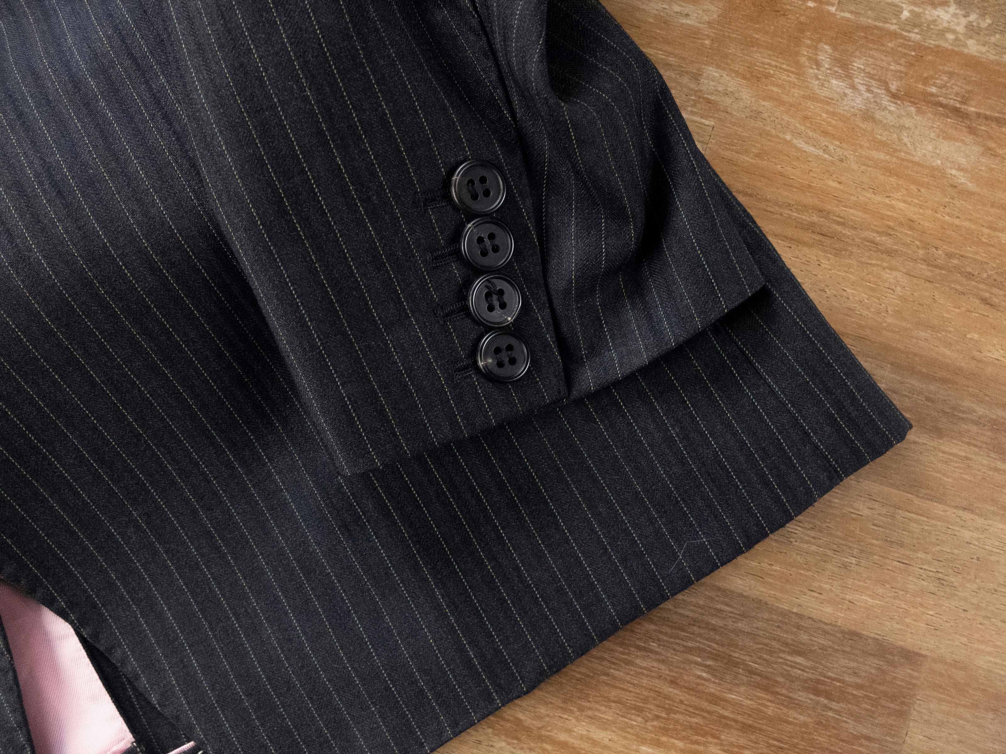 Paul Smith PAUL SMITH mainline gray striped wool suit 40 US 50 IT Size 40R - 5 Thumbnail