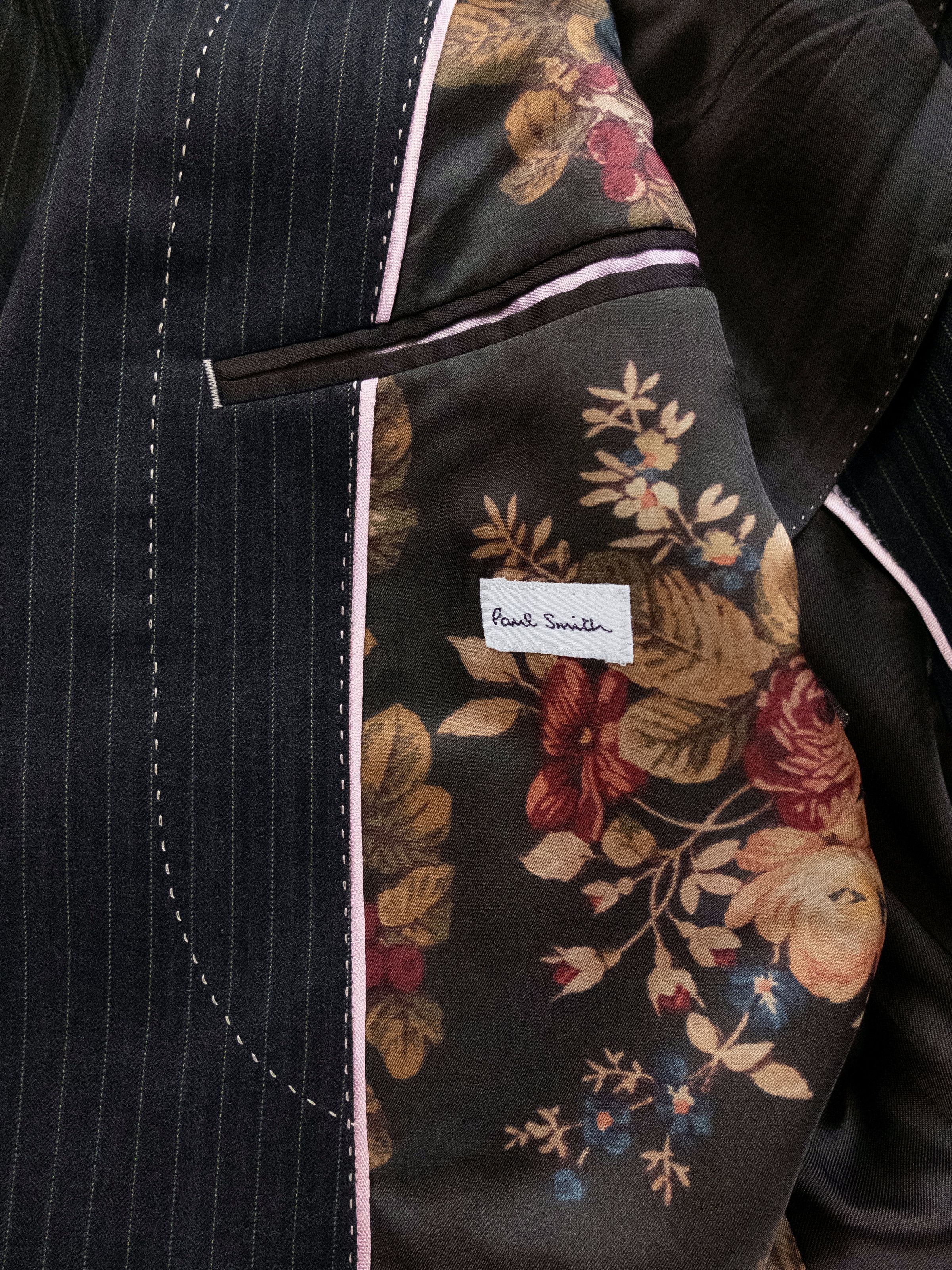 Paul Smith PAUL SMITH mainline gray striped wool suit 40 US 50 IT Size 40R - 8 Thumbnail
