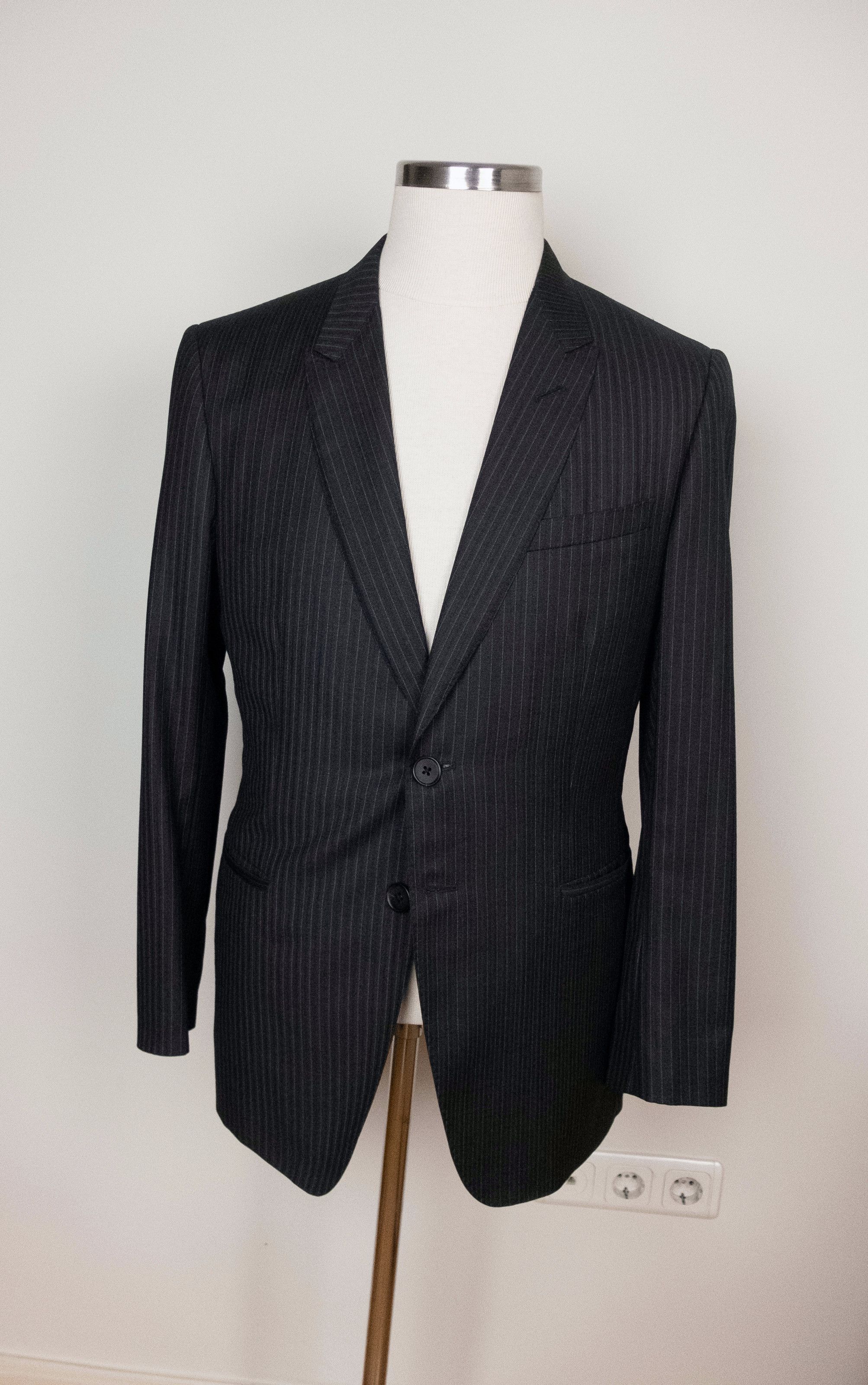 Paul Smith PAUL SMITH mainline gray striped wool suit 40 US 50 IT Size 40R - 1 Thumbnail