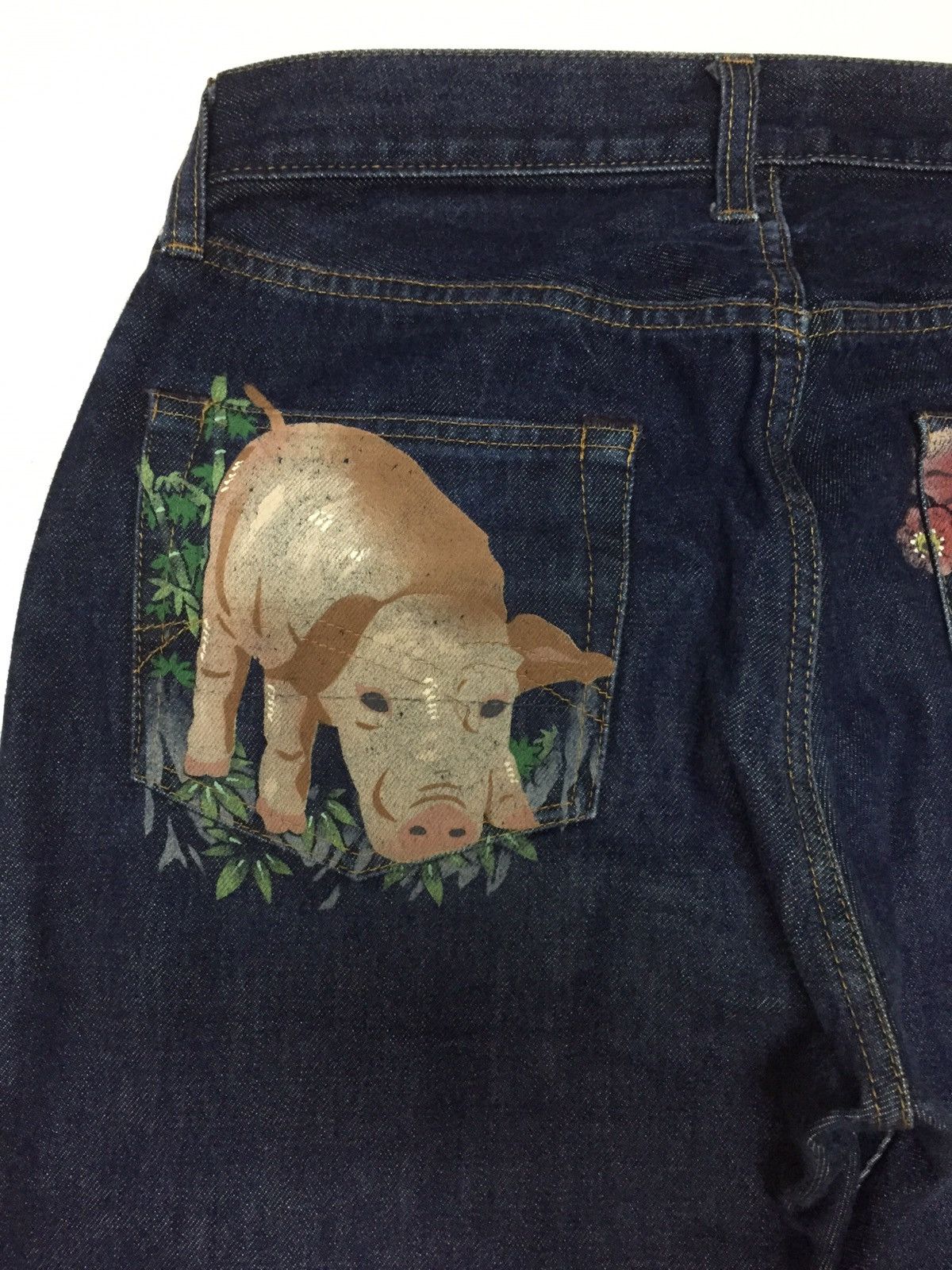 Japanese Brand × Studio D'Artisan Studio d Artisan Rare Denime Japanese Mural Art Size US 31 - 5 Thumbnail