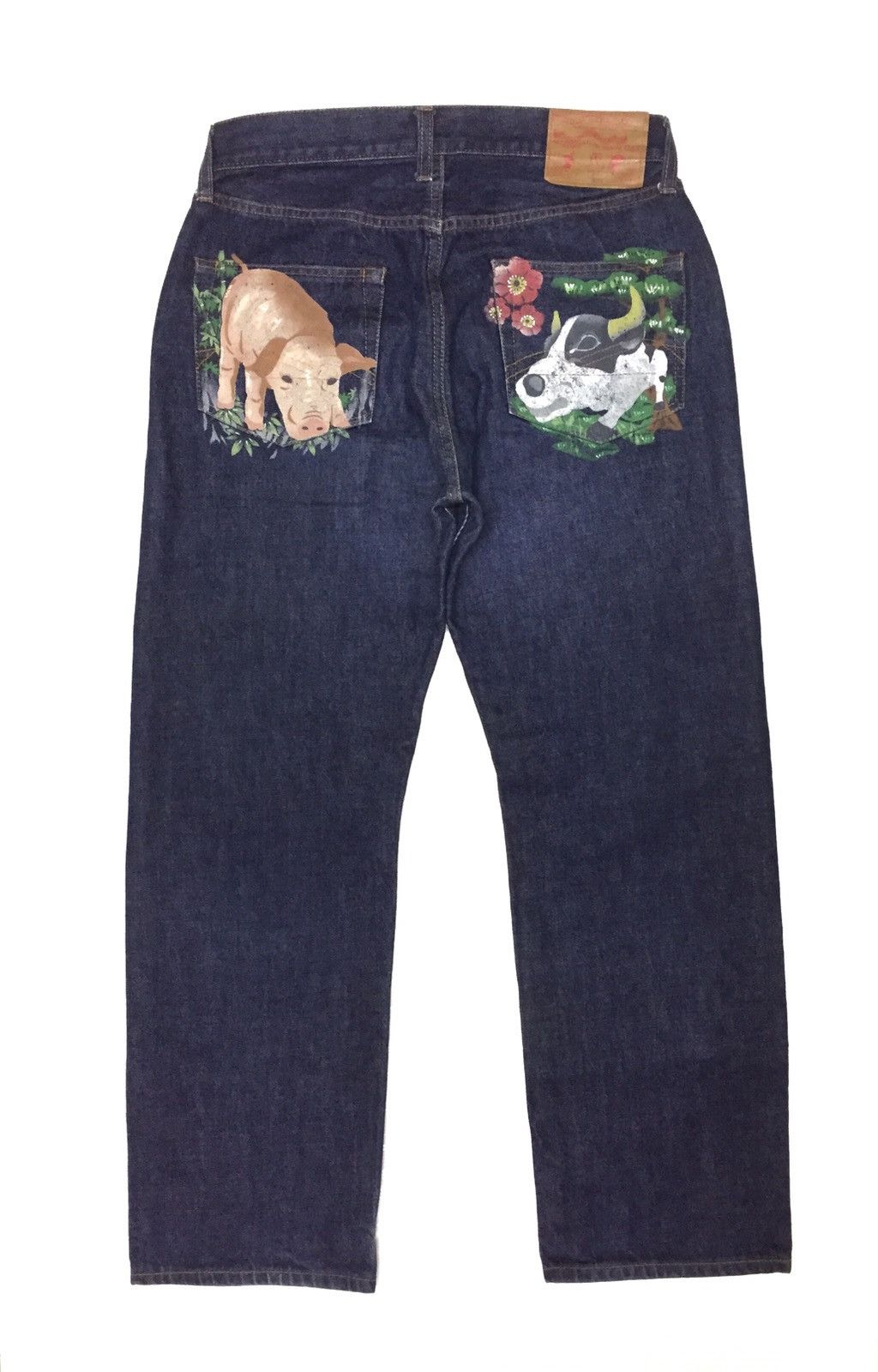 Japanese Brand × Studio D'Artisan Studio d Artisan Rare Denime Japanese Mural Art Size US 31 - 3 Thumbnail