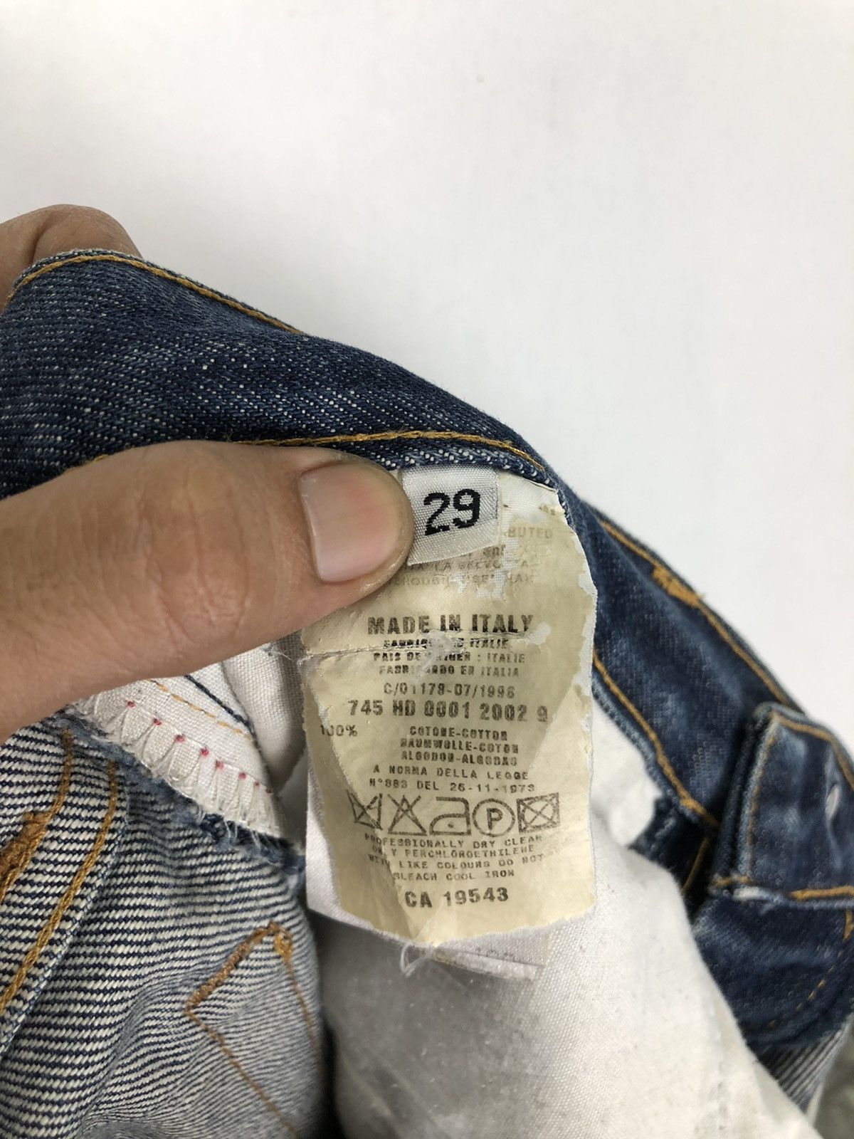 Helmut Lang ✅VINTAGE 1998 HELMUT LANG Size US 31 - 7 Thumbnail