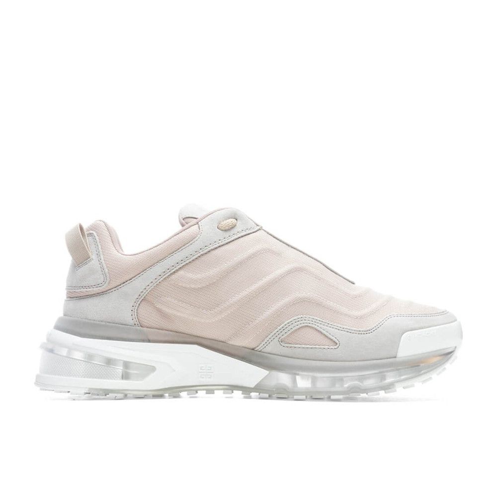 Givenchy Men's Light Runner Suede Sneaker Cream