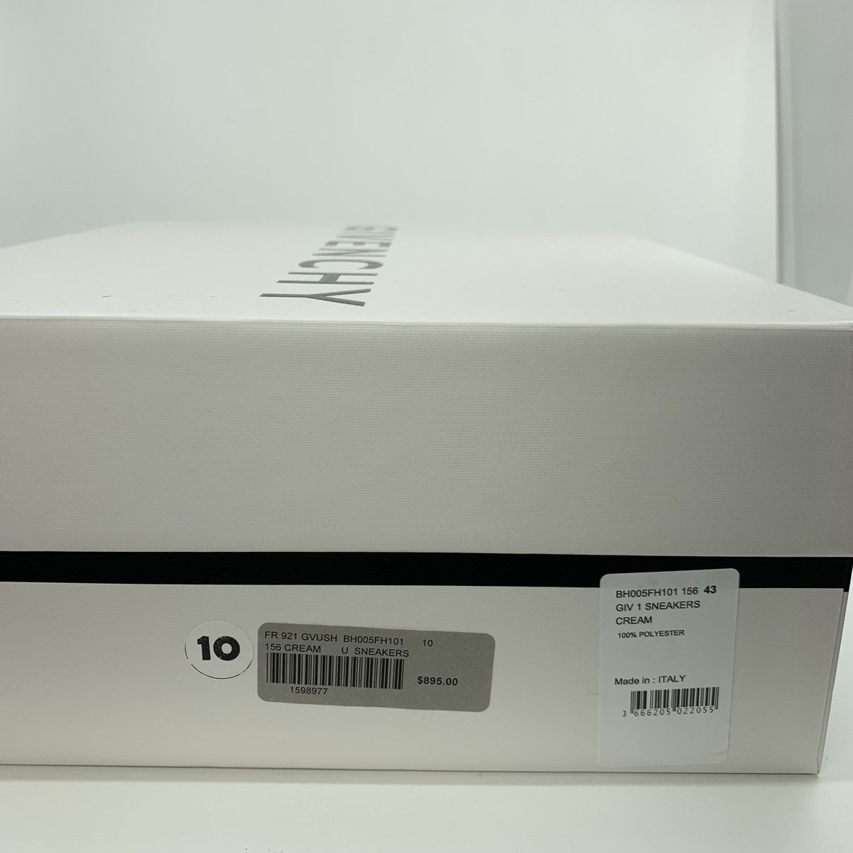 Givenchy Givenchy Men's Light Runner Suede Sneaker Cream Size US 10 / EU 43 - 5 Thumbnail