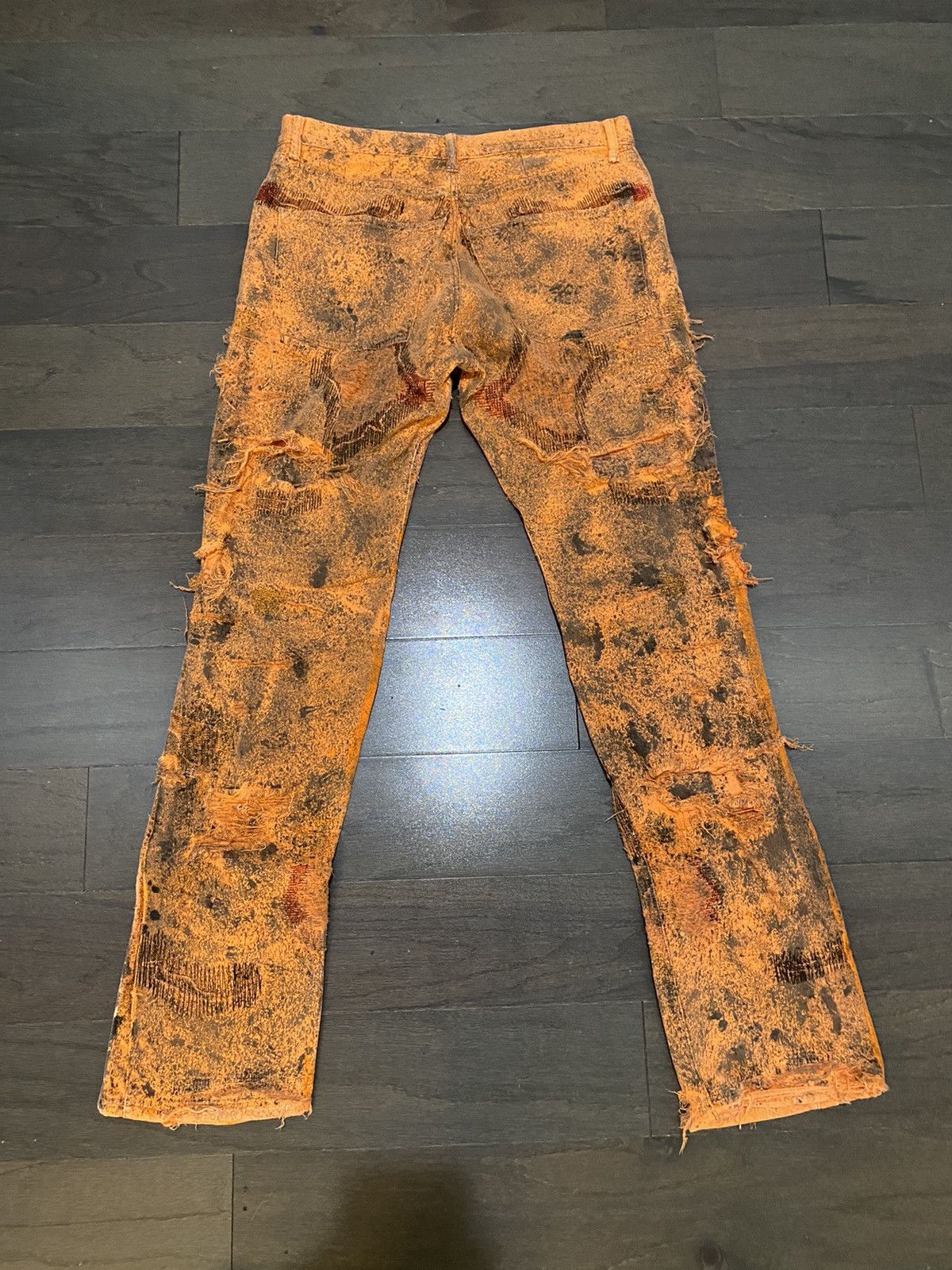 Vlone Vlone Scab Denim Jeans Size US 34 / EU 50 - 1 Thumbnail