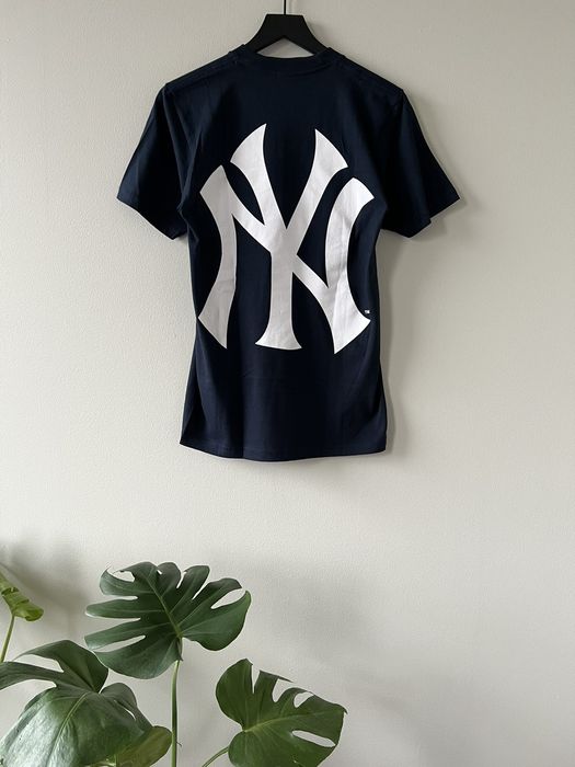 Supreme New York Yankees Box Logo Tee White Men's - SS15 - US