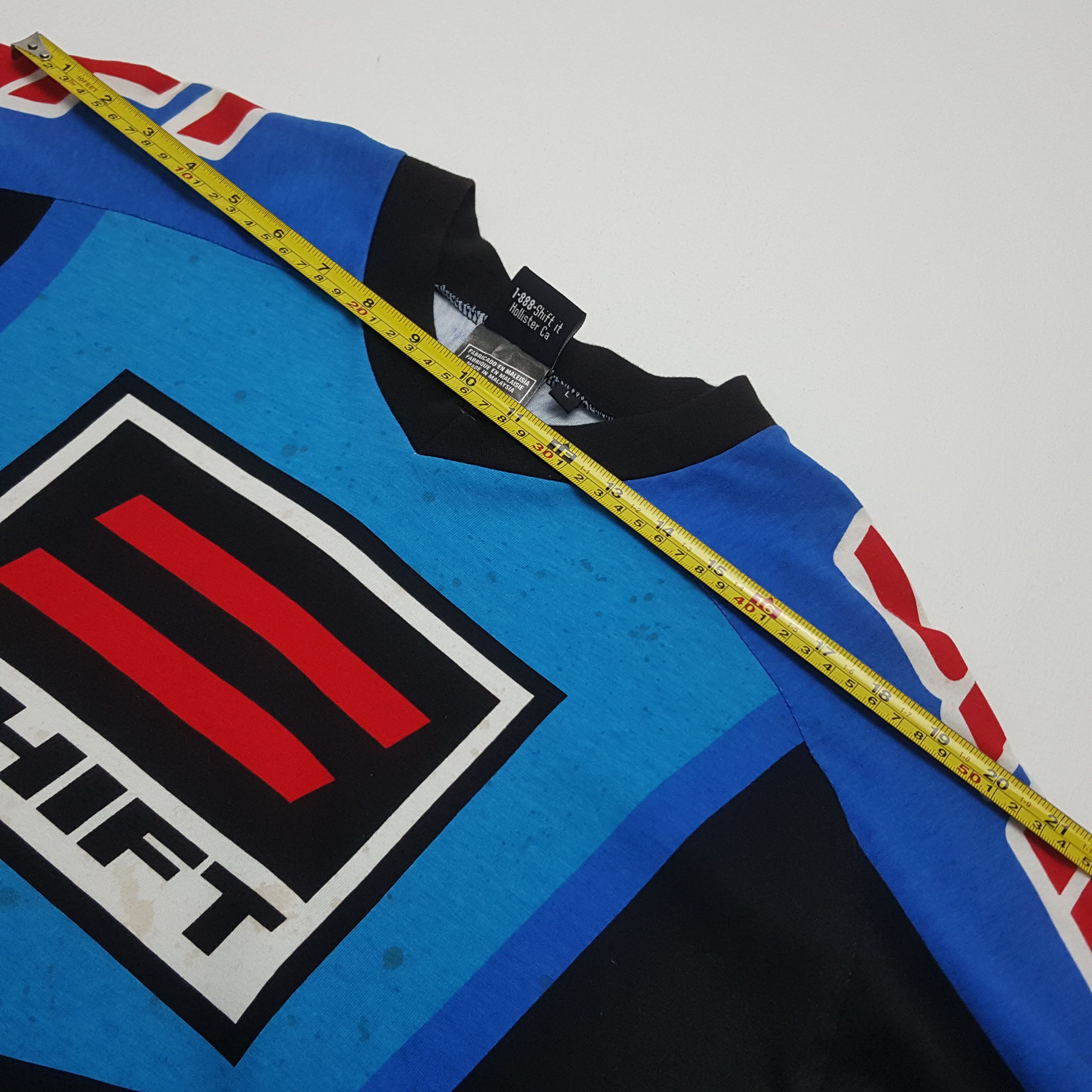 Vintage Vintage SHIFT Extreme Sports Racing Full Print T-Shirt Size US L / EU 52-54 / 3 - 7 Thumbnail
