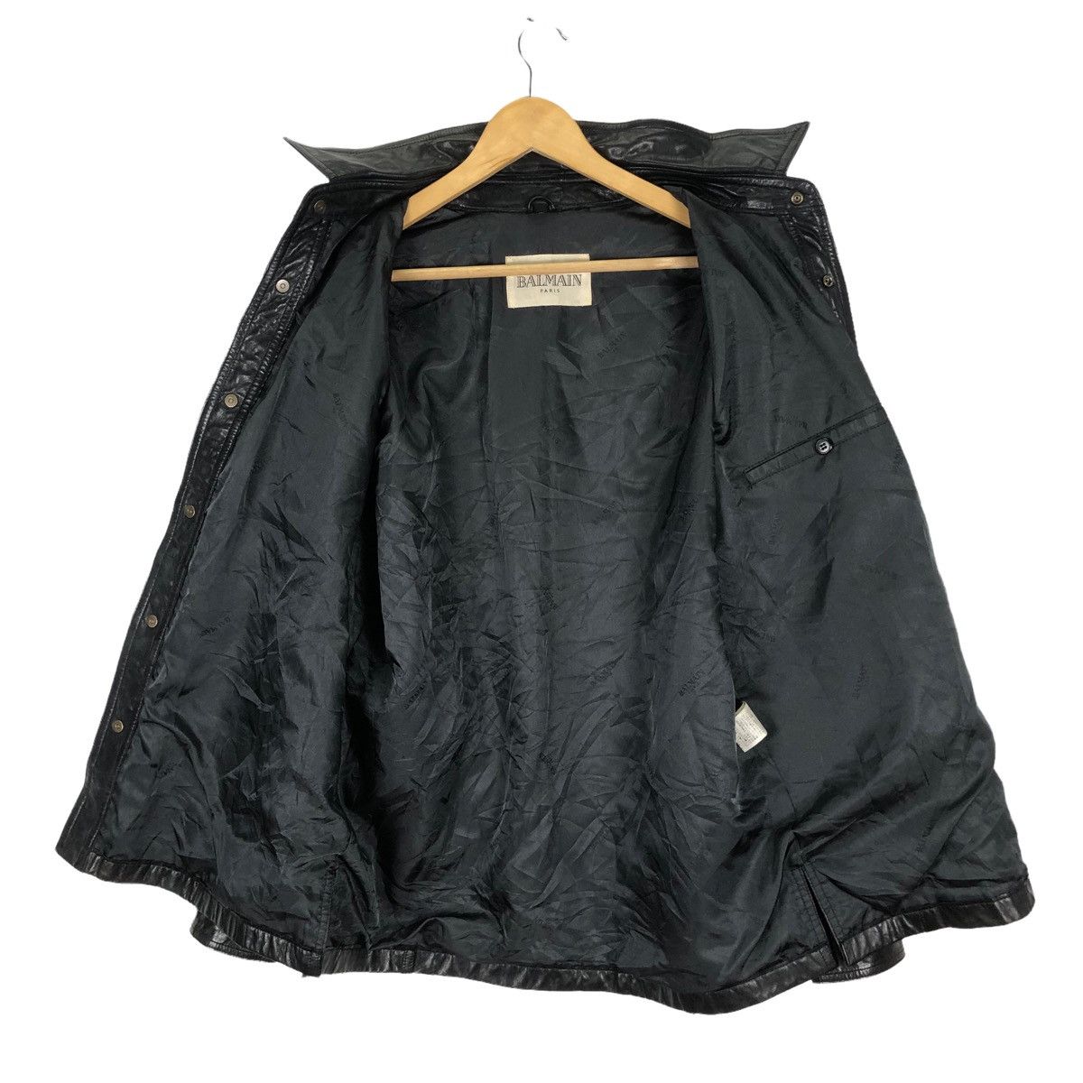 Leather PIERRE BALMAIN COWHIDE LEATHER JACKET Size US M / EU 48-50 / 2 - 3 Thumbnail