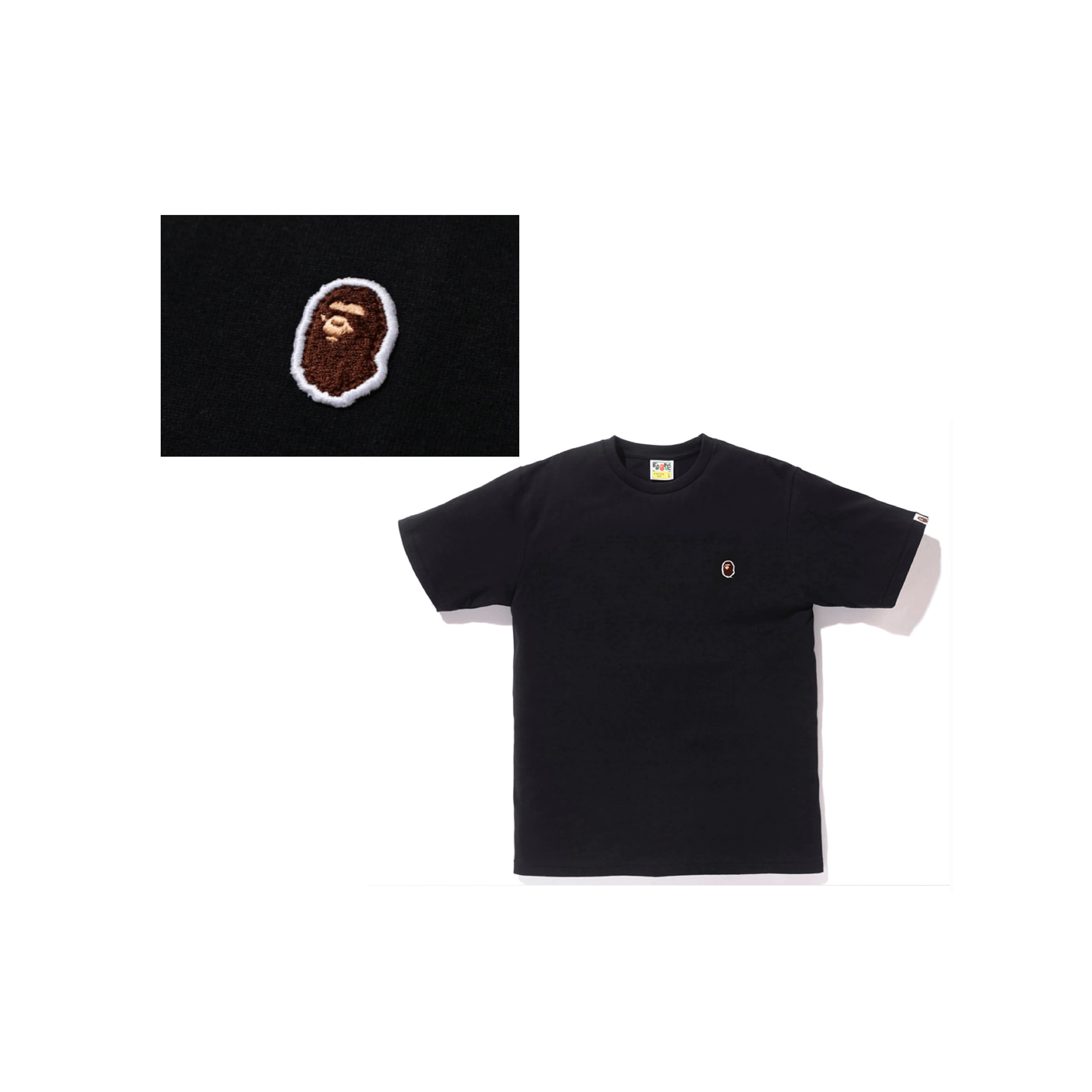 Bape SALE🔥 BAPE Ape Head One Point Tee Black Size US S / EU 44-46 / 1 - 1 Thumbnail