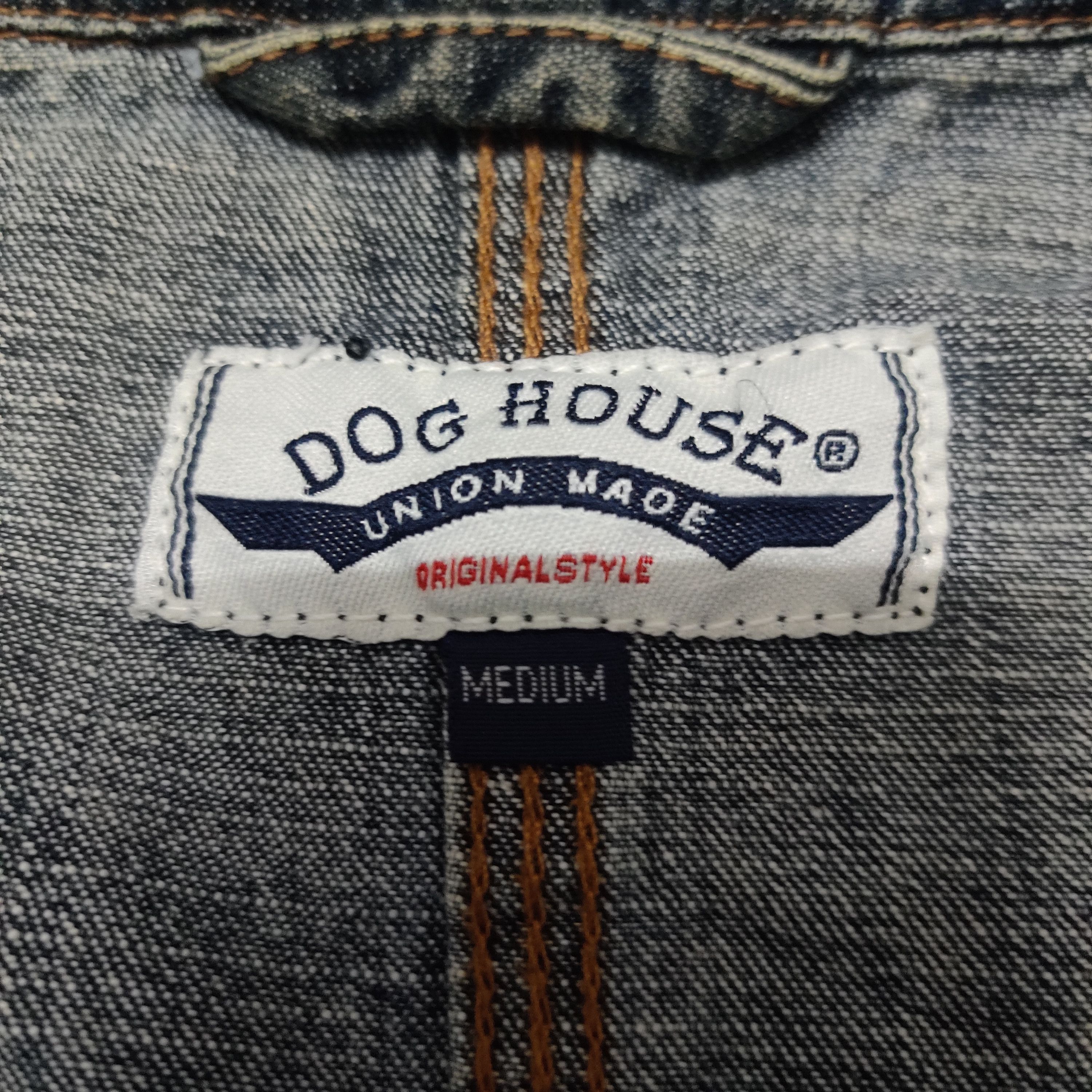 Japanese Brand Vintage Dog House Union Made Denim Jacket Size US M / EU 48-50 / 2 - 7 Thumbnail