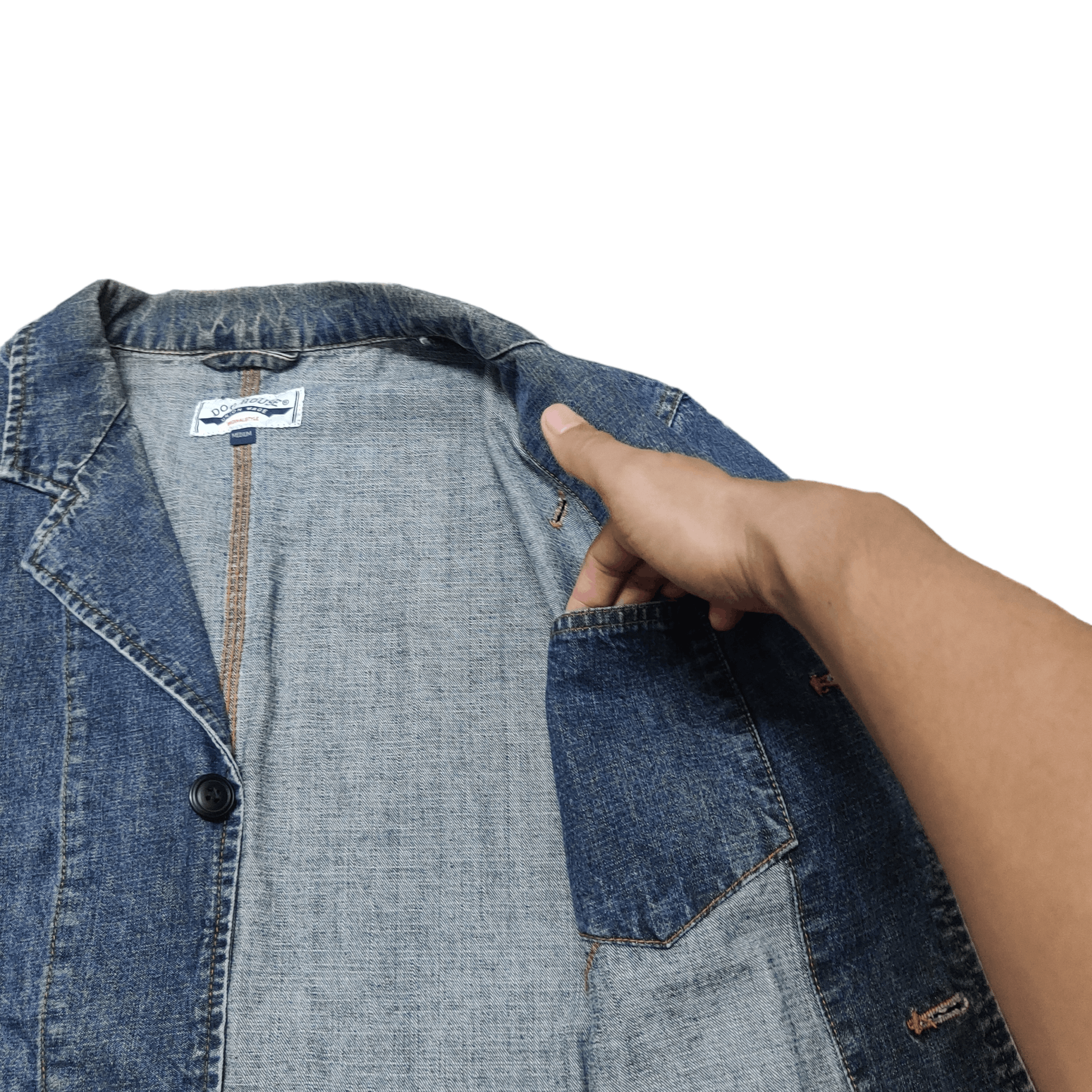 Japanese Brand Vintage Dog House Union Made Denim Jacket Size US M / EU 48-50 / 2 - 6 Thumbnail
